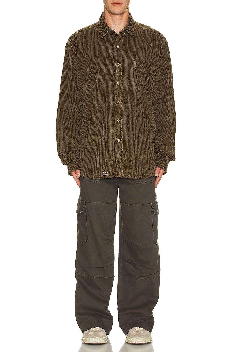 Unisex Corduroy Shirt Woven Product Image