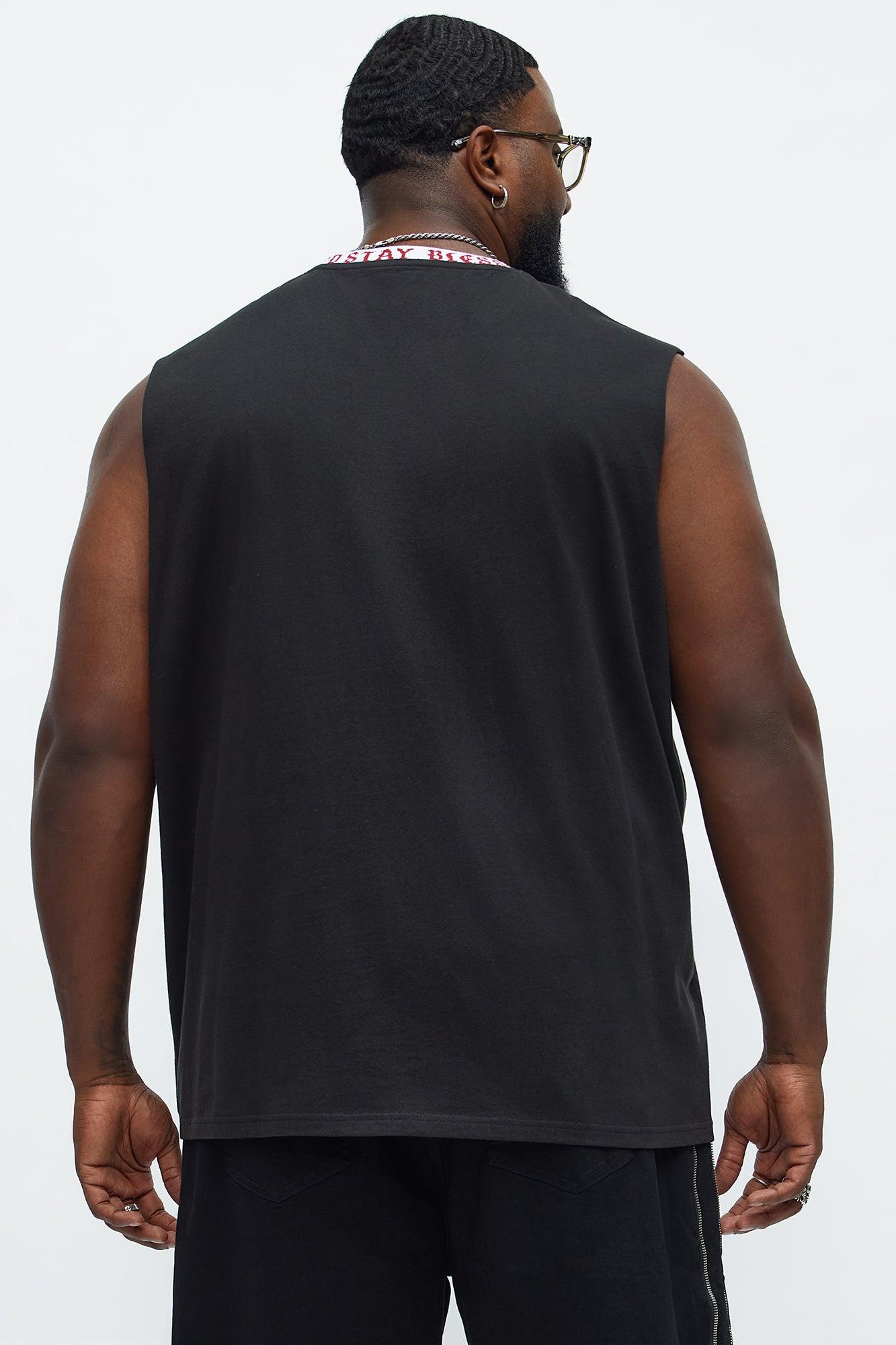 Muscle Stay Blessed Tank - Black Product Image