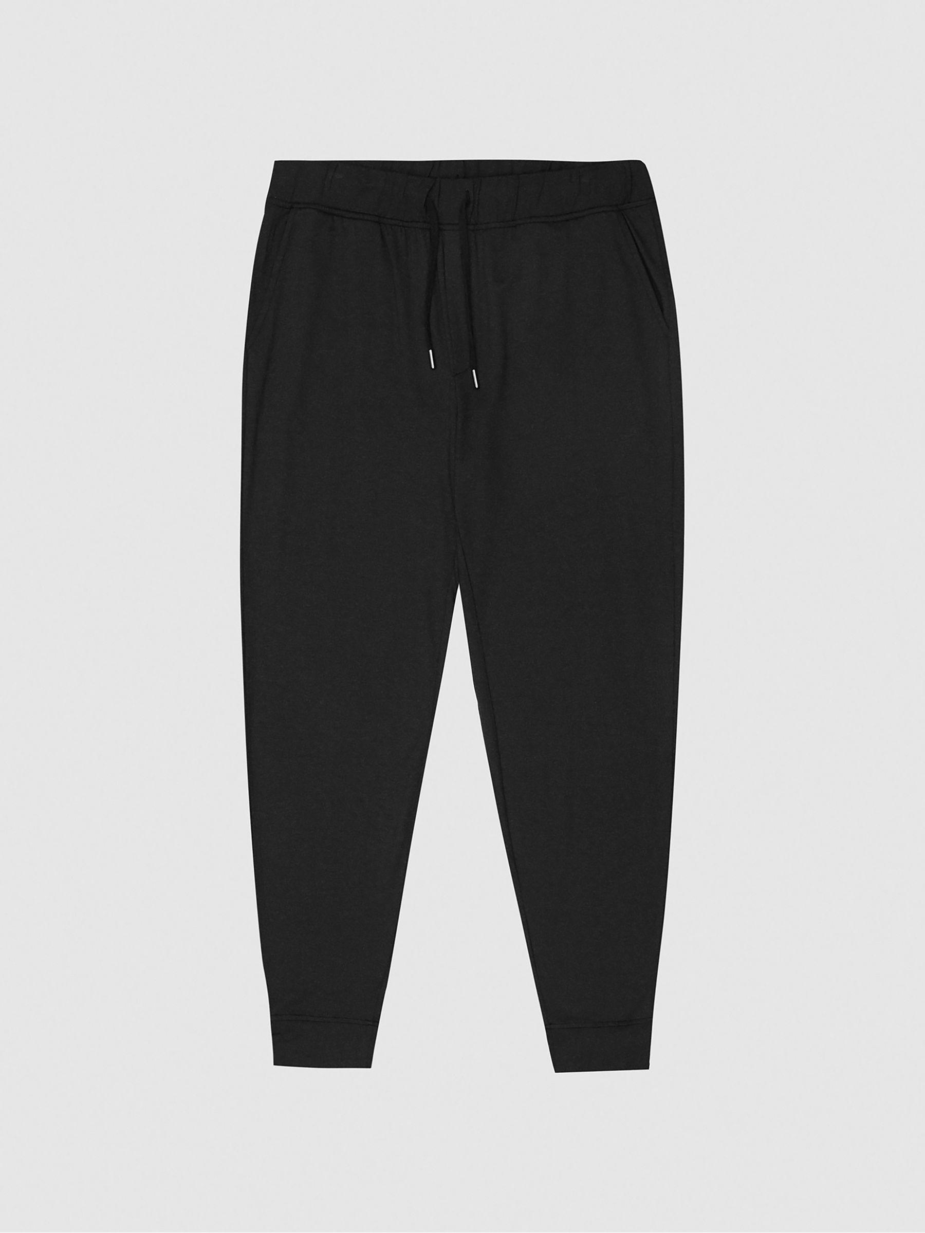 Jersey Tracksuit Joggers in Charcoal Product Image