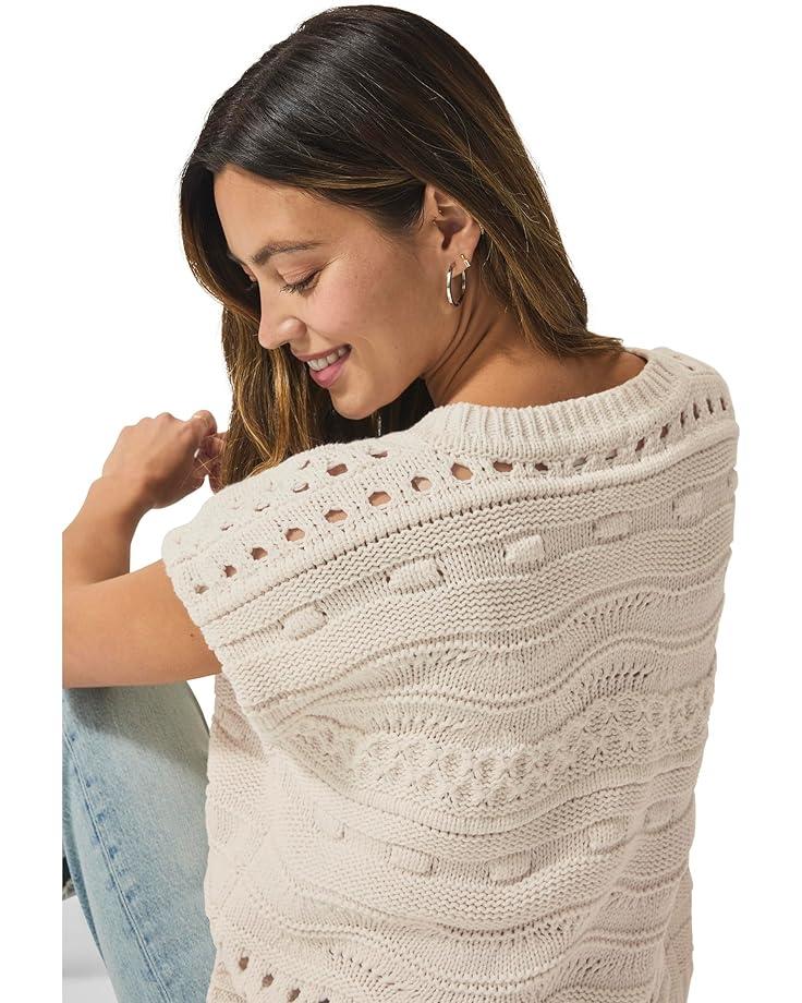 Pointelle Cord Sweater Product Image