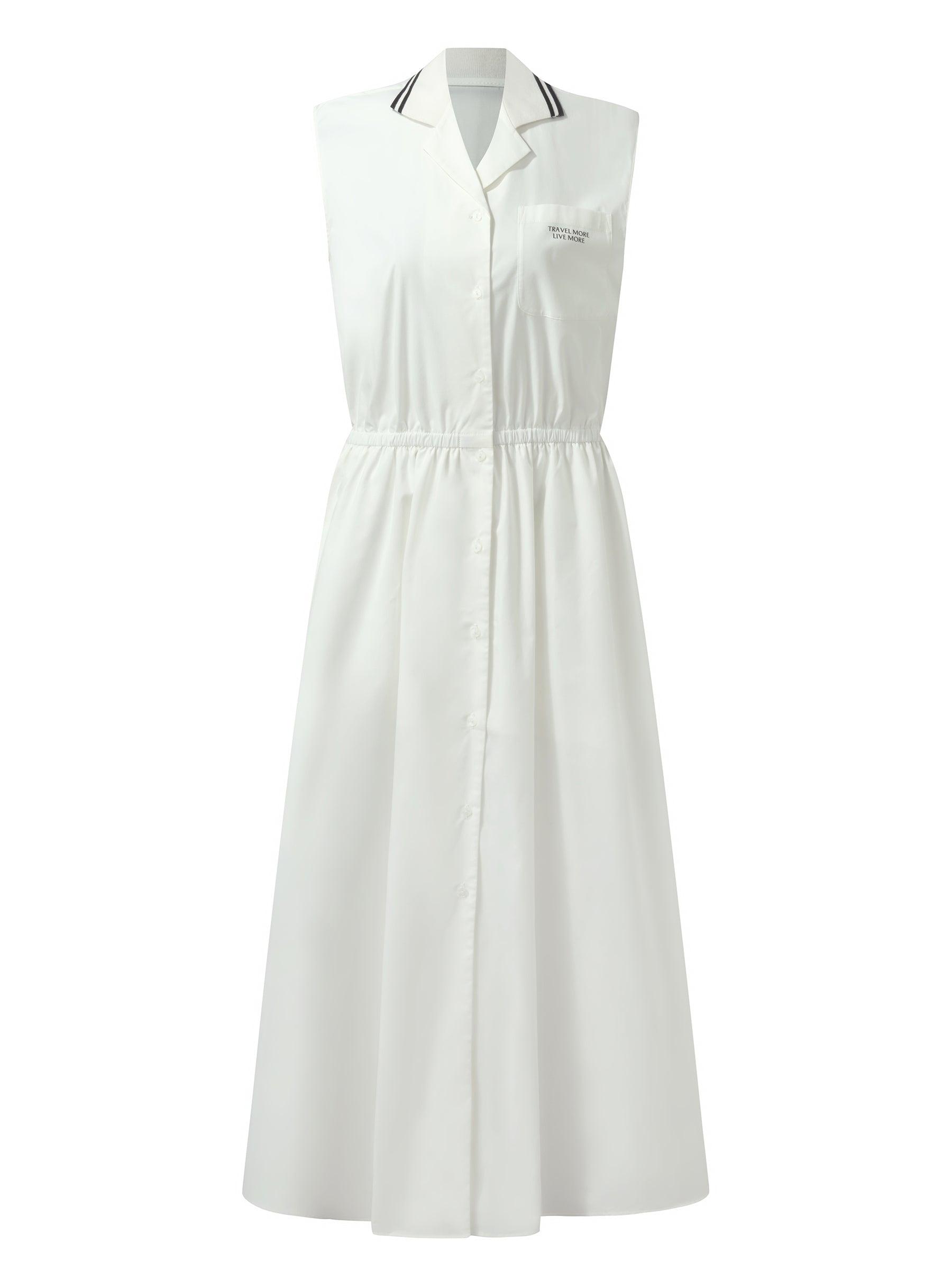 Cap Sleeve Women Gathered Waist Maxi Dress Product Image