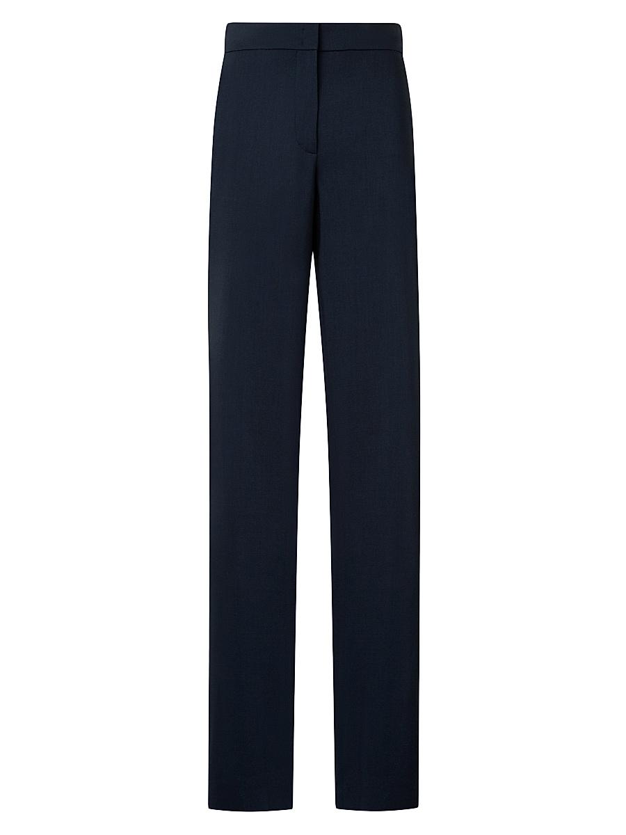 Womens Marla Wool Straight-Leg Pants Product Image