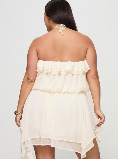 Soul Survivor Playsuit Cream Curve Product Image