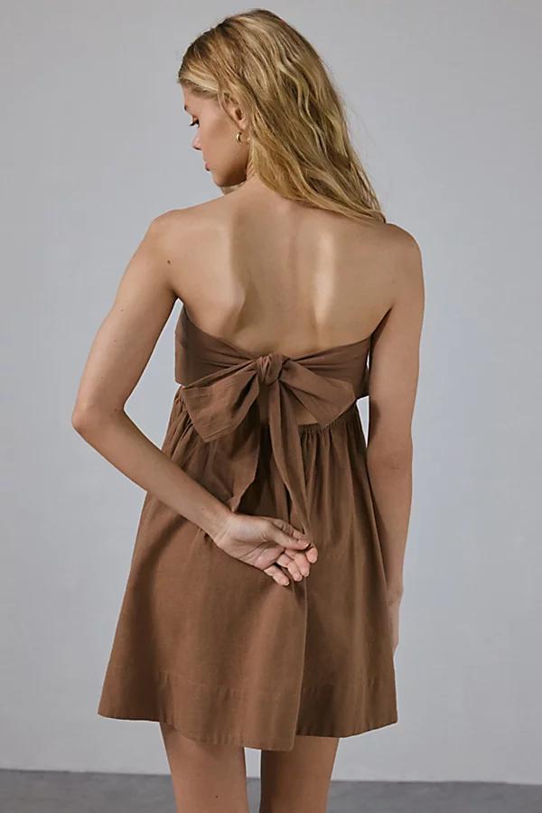 BDG Juliana Smocked Strapless Mini Dress Womens at Urban Outfitters Product Image