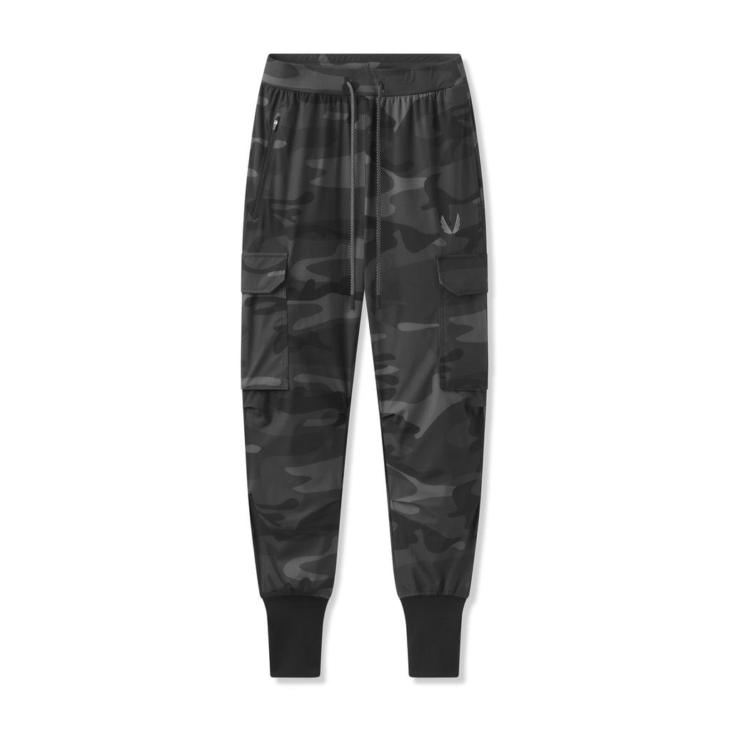 0825. Tetra-Lite® Cargo High Rib Jogger - Black Camo "Reflective" Product Image