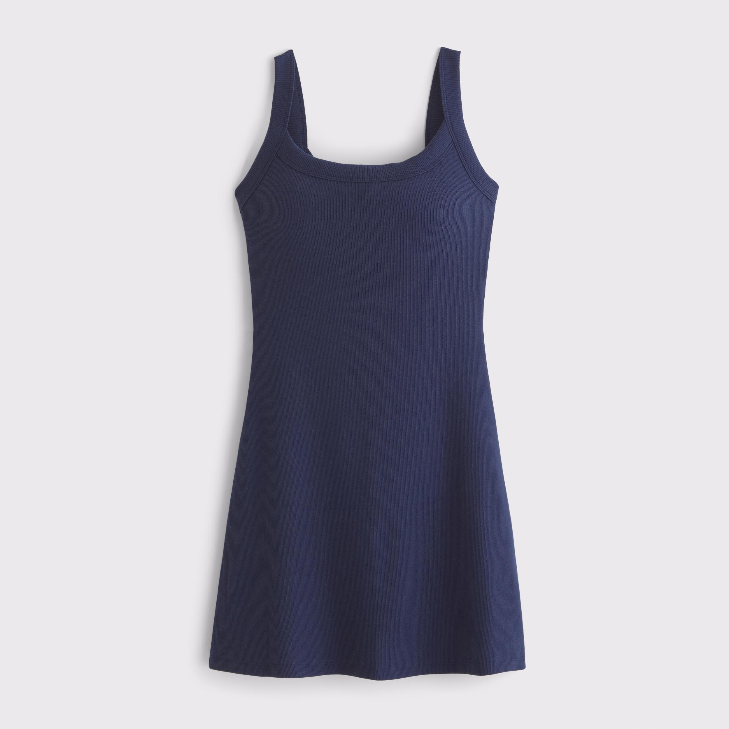 Bra-Free Essential 90s Rib Mini Dress Product Image