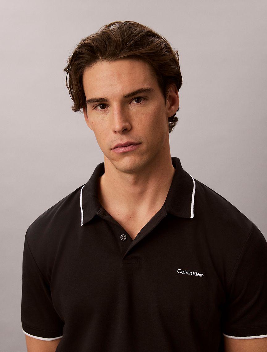 Liquid Touch Tipped Polo Shirt Product Image