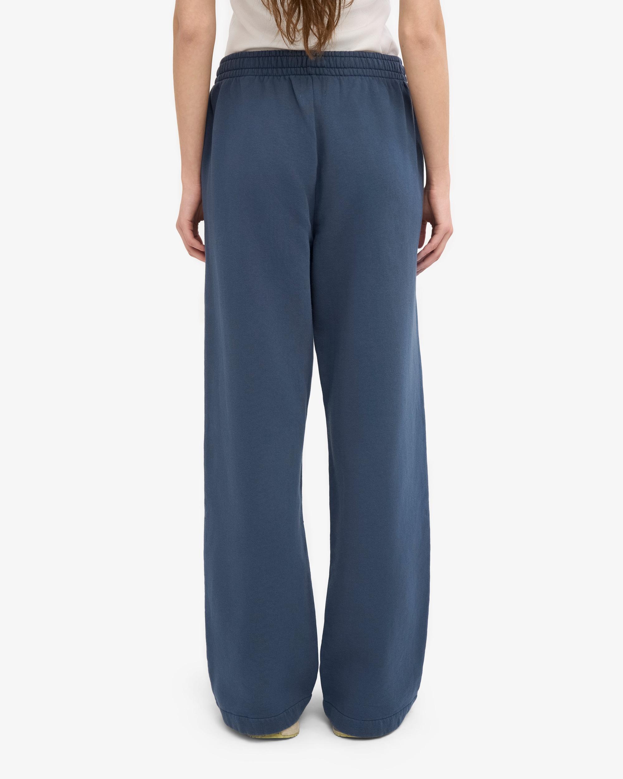 Organic Straight Leg Sweatpants - Pacific Blue Product Image