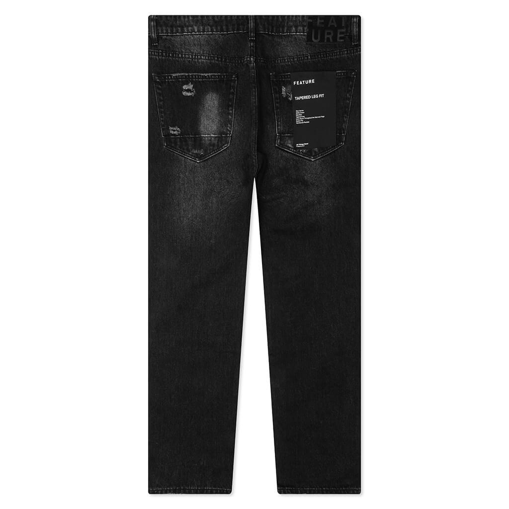 Jacob Tapered Denim - Vintage Black Male Product Image