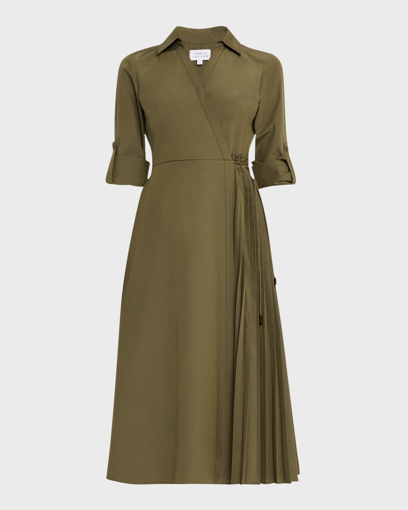 Shivon Midi Wrap Dress Product Image