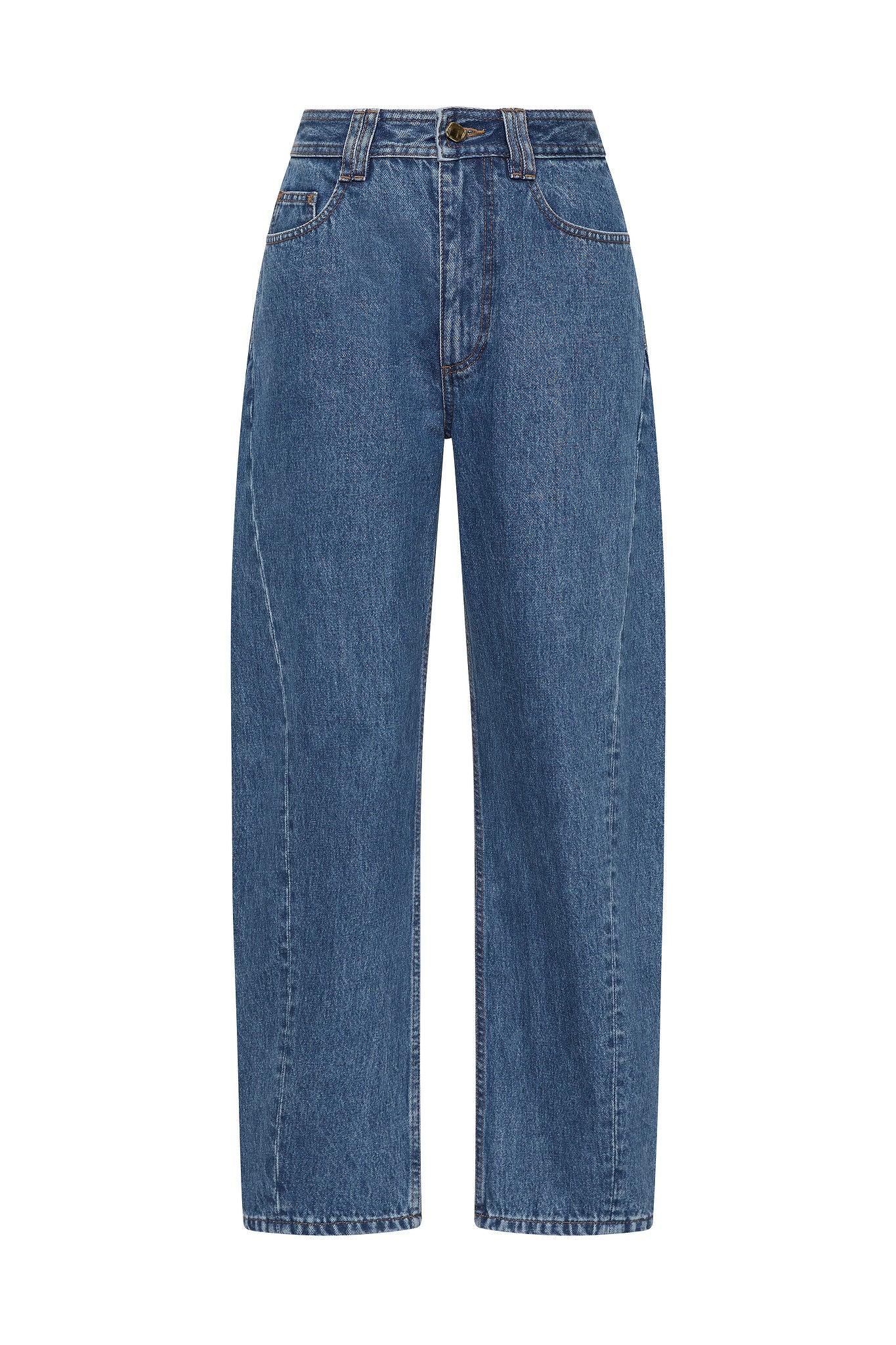 Charlie High-Rise Barrel Jeans Product Image