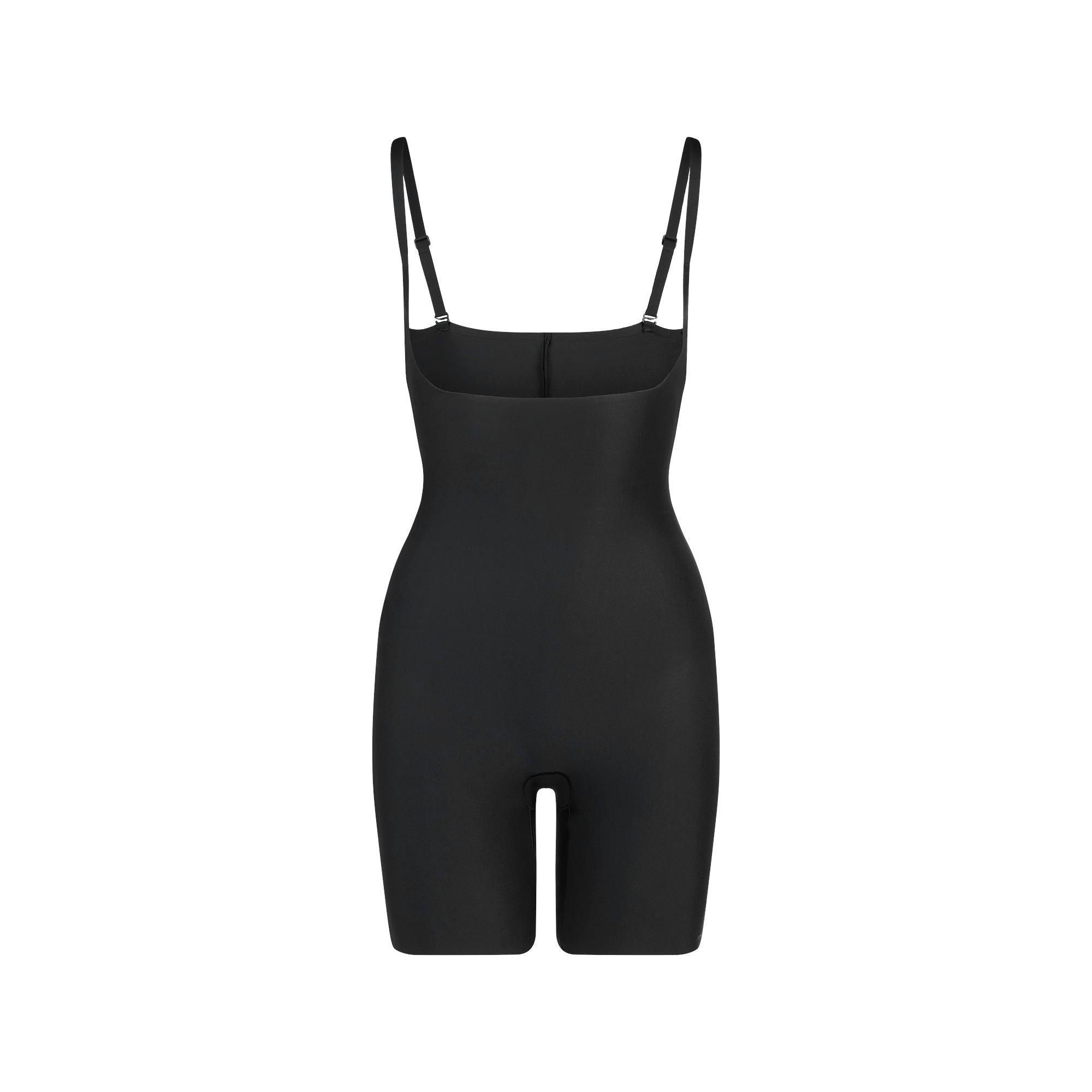 SKIMS BODY CORE SCULPT OPEN BUST MID THIGH BODYSUIT | ONYX Product Image