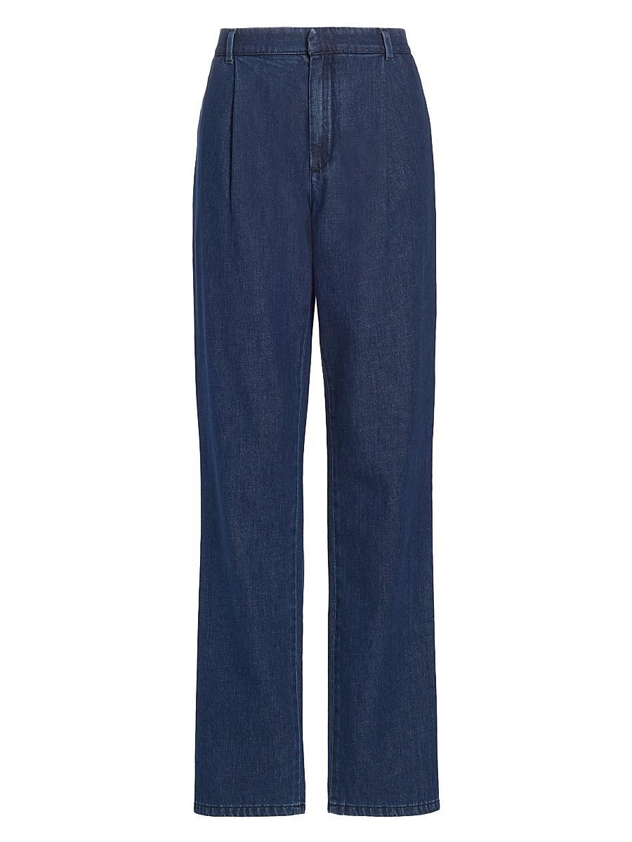 Womens Maggie Denim Straight-Leg Jeans Product Image