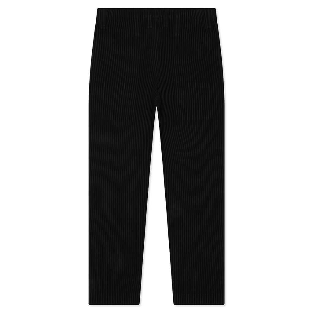 Wool Like Light Pants - Black Male Product Image