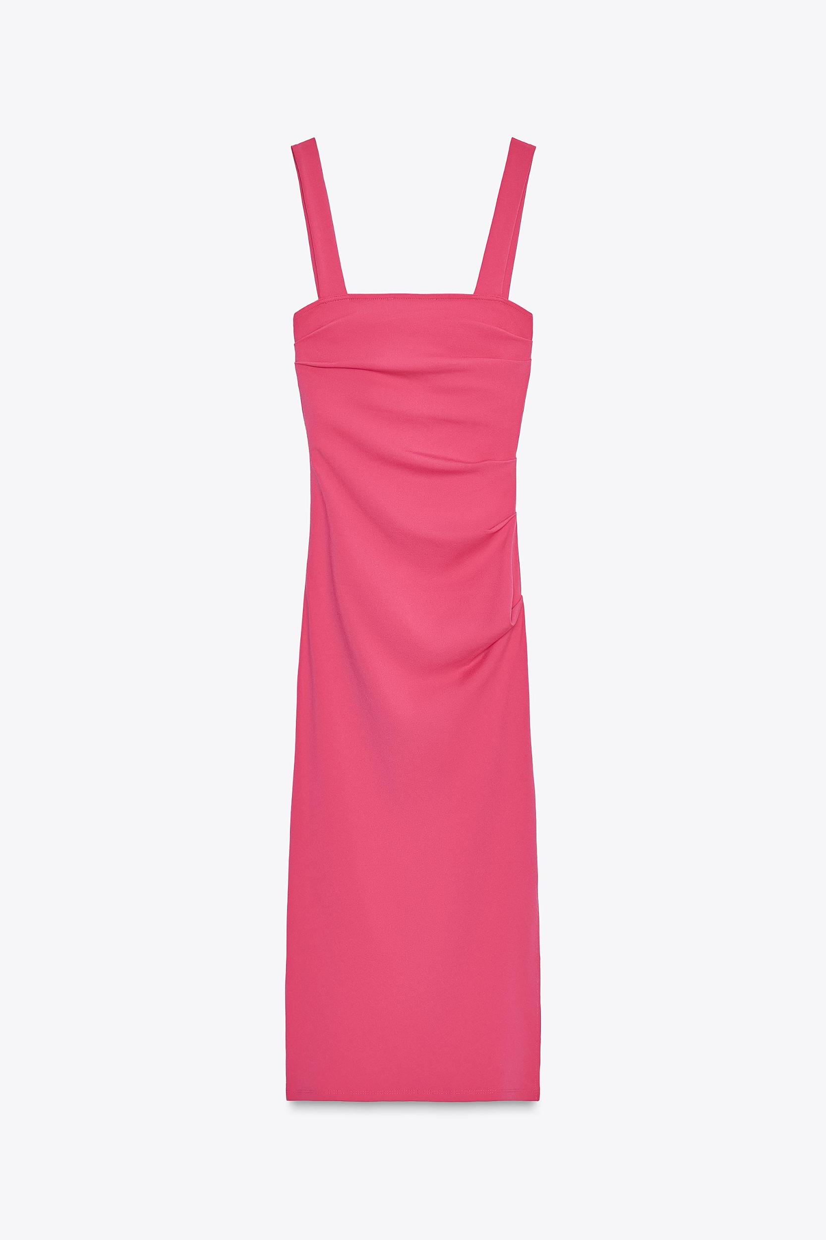 PLEATED MIDI DRESS Product Image