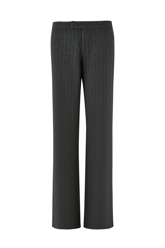 MARRION PANT - GREY : PINSTRIPE Product Image