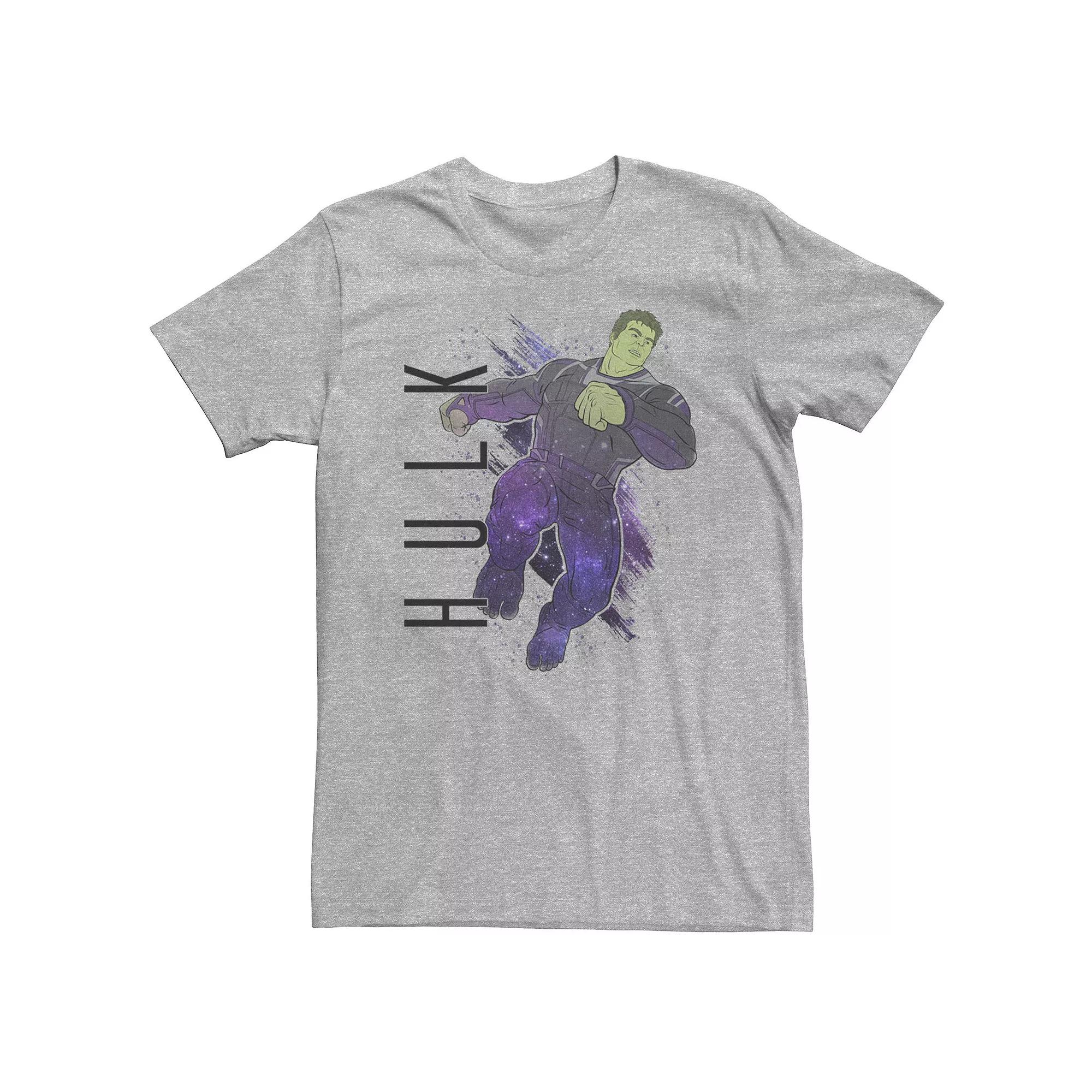 Big & Tall Marvel Avengers Endgame Hulk Galaxy Graphic Tee, Men's,  Product Image