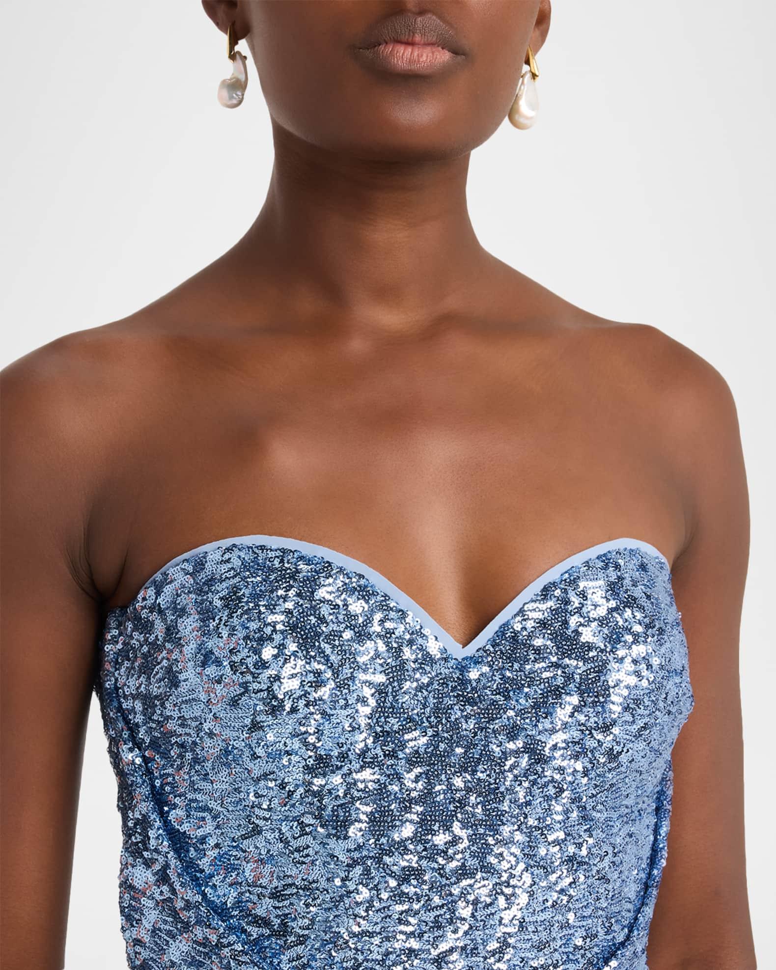 Sweetheart Sequin Column Gown Product Image