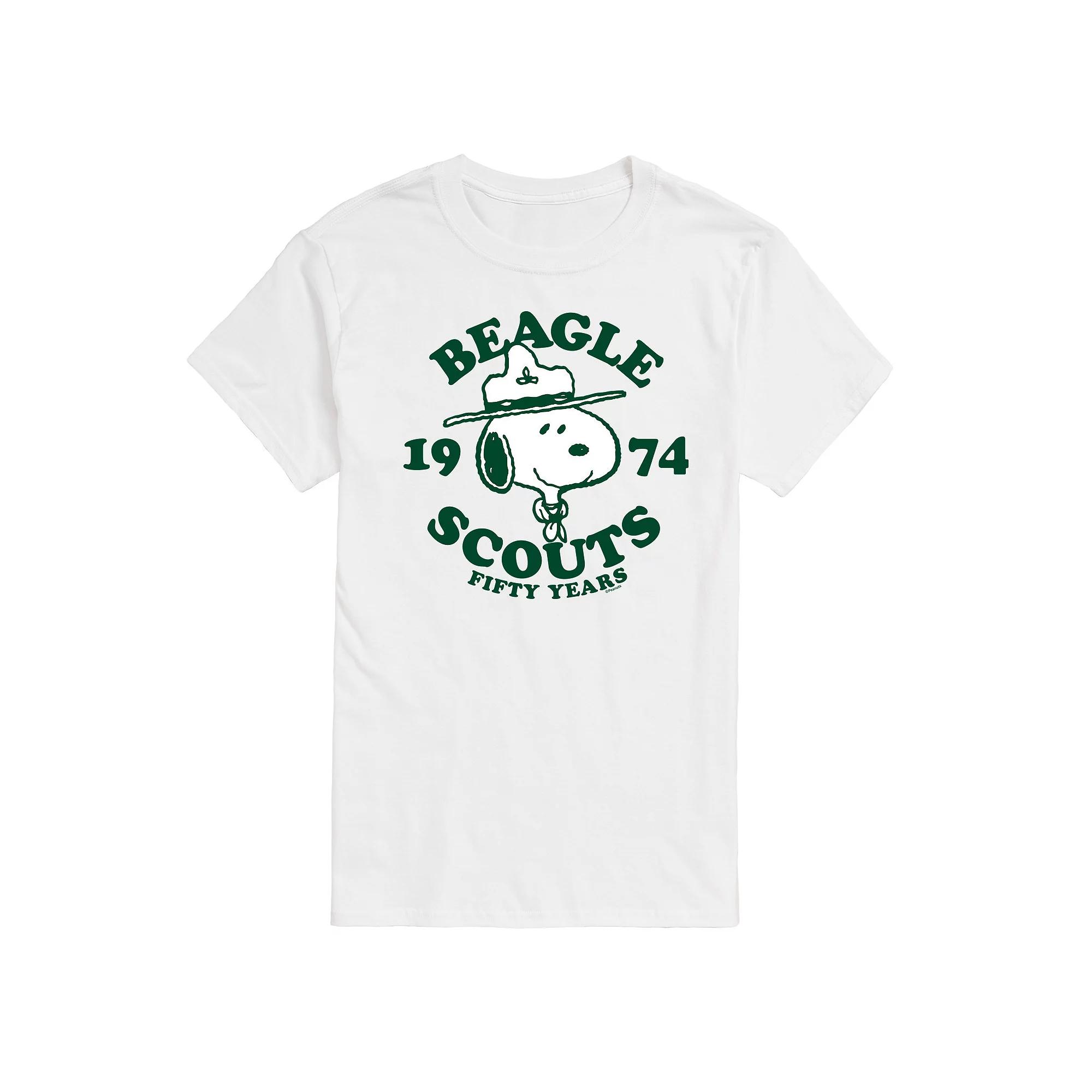 Big & Tall Peanuts Beagle Scouts 50 Years Graphic Tee, Men's,  Product Image