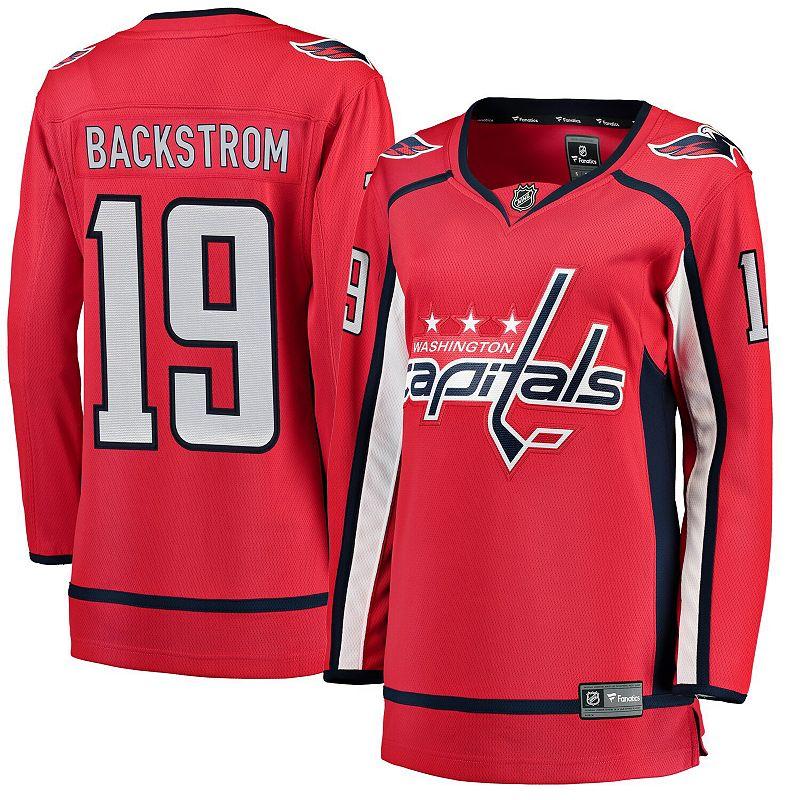 Women's Fanatics Nicklas Backstrom Red Home Breakaway Player Jersey,  Product Image
