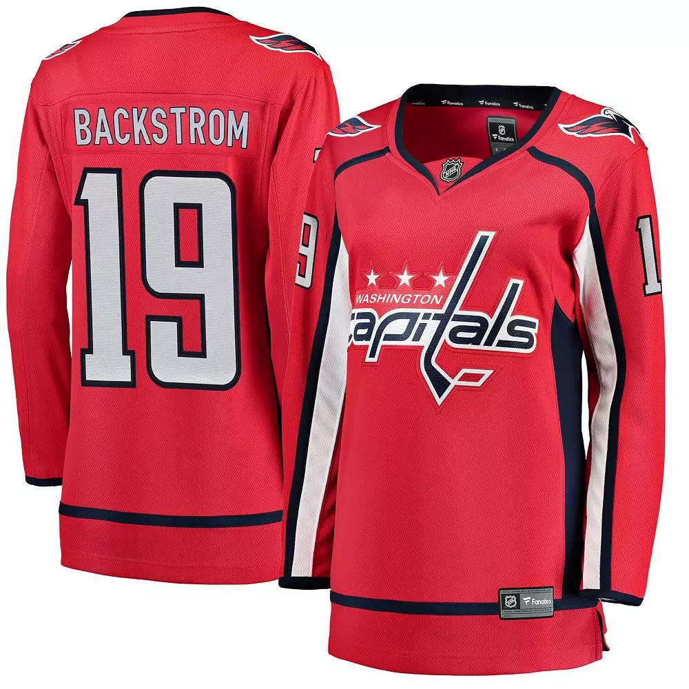 Women's Fanatics Nicklas Backstrom Red Home Breakaway Player Jersey,  Product Image