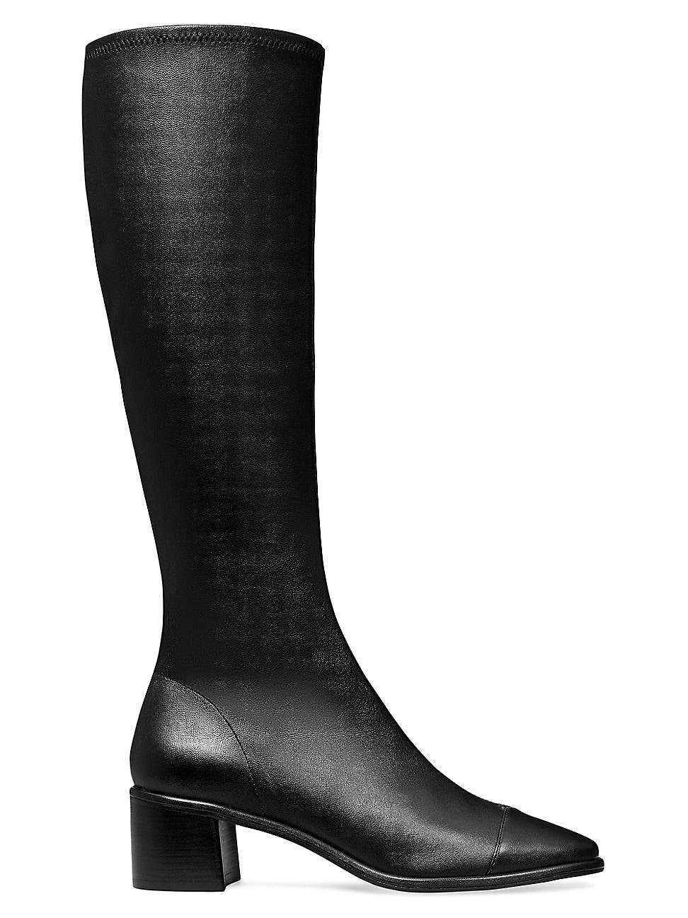 Womens Cap-Toe 55MM Leather Knee-High Boots Product Image