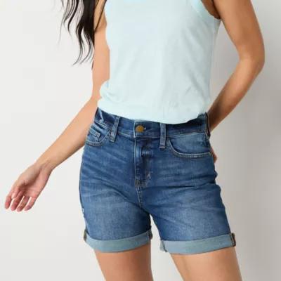 a.n.a Womens High Rise 5" Denim Short Product Image