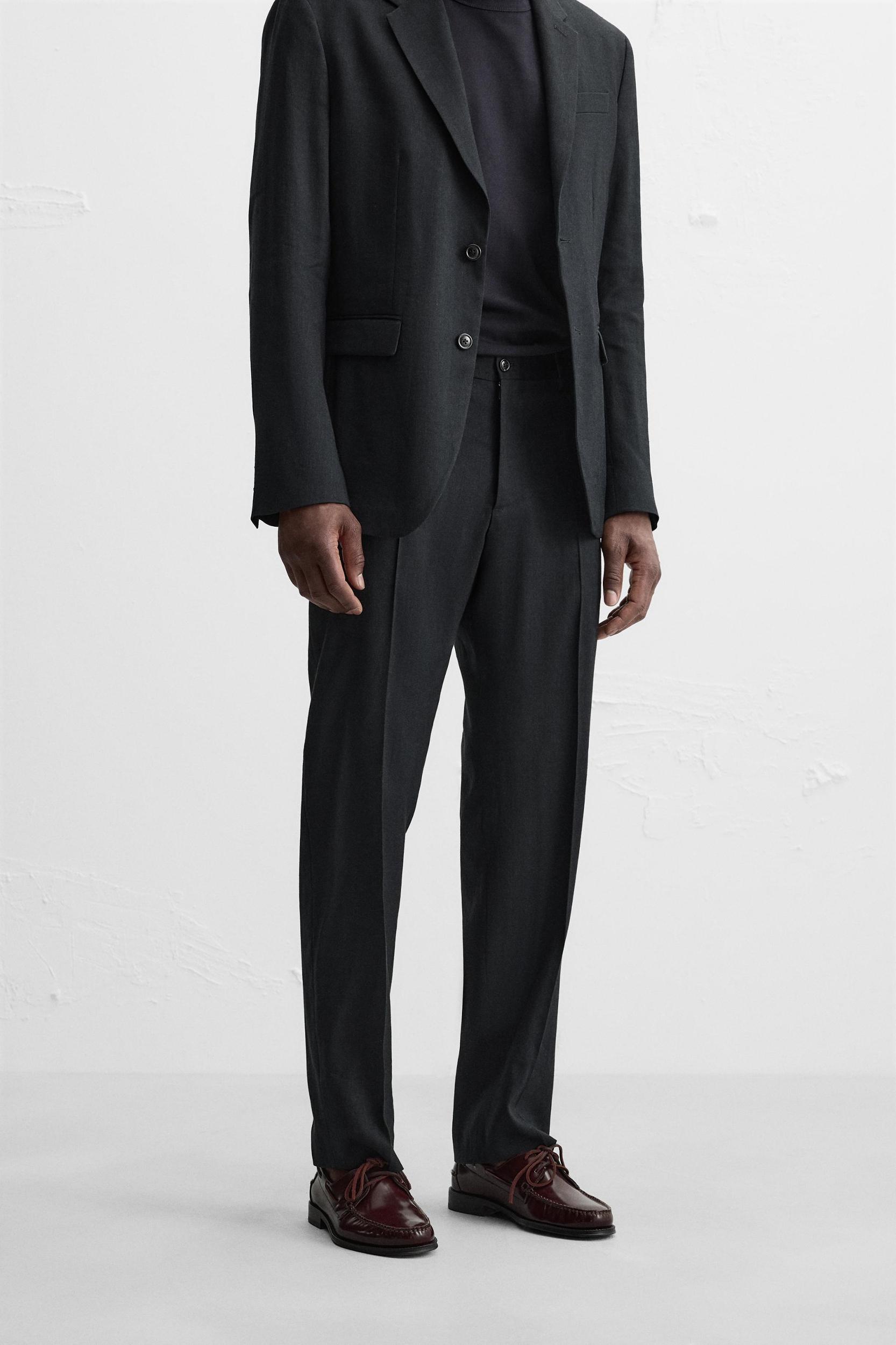 HEMP WOOL SUIT PANTS Product Image