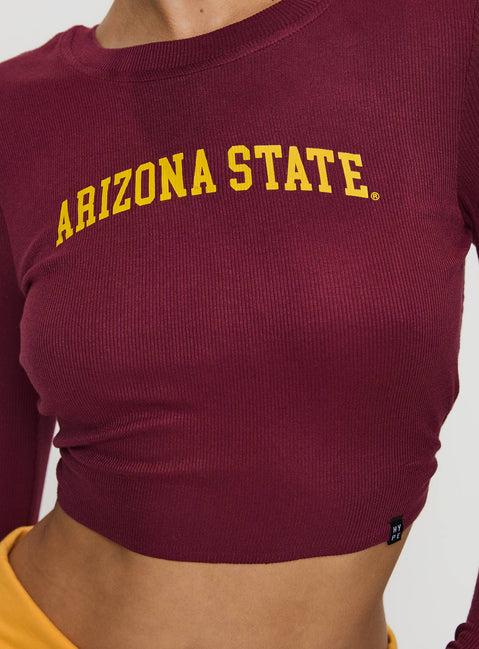 ASU Bring It Back Top Maroon Product Image