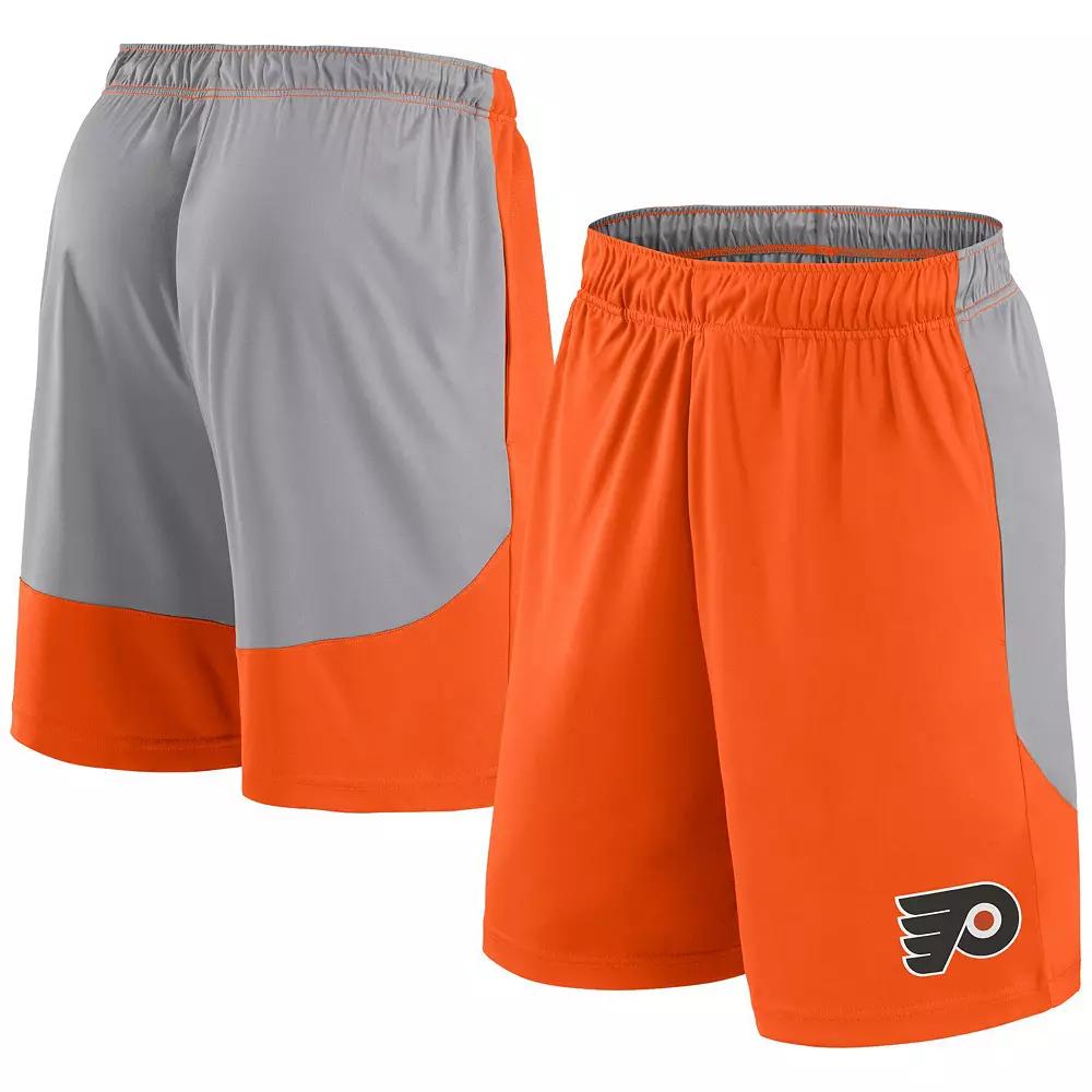 Men's Fanatics Orange Philadelphia Flyers Go Hard Shorts, Size: Small, Fly Orange Product Image