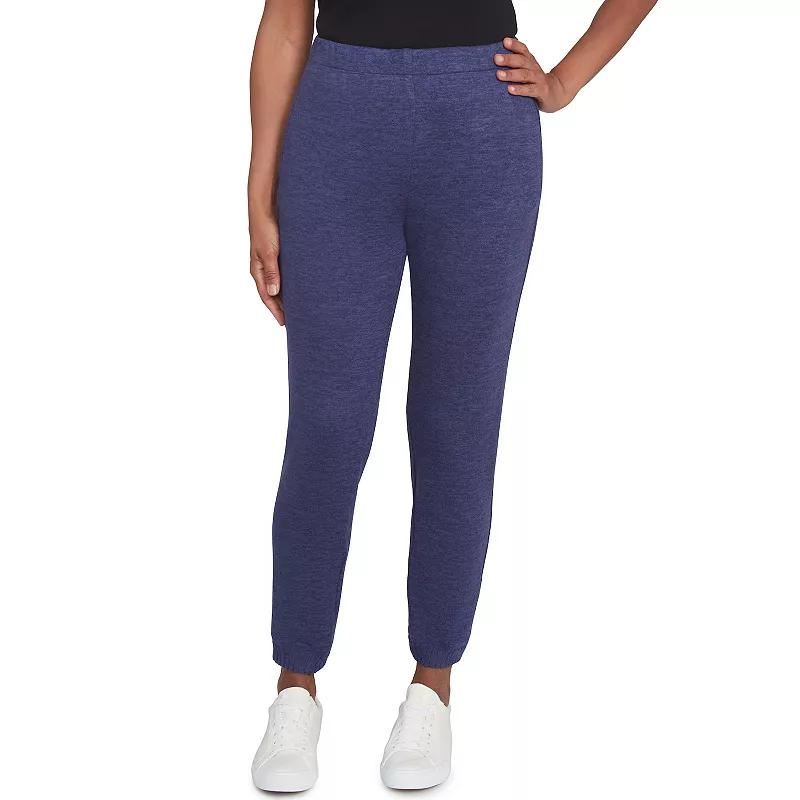 Women's Alfred Dunner Elastic Waist Joggers, Size: XL, Blue Product Image