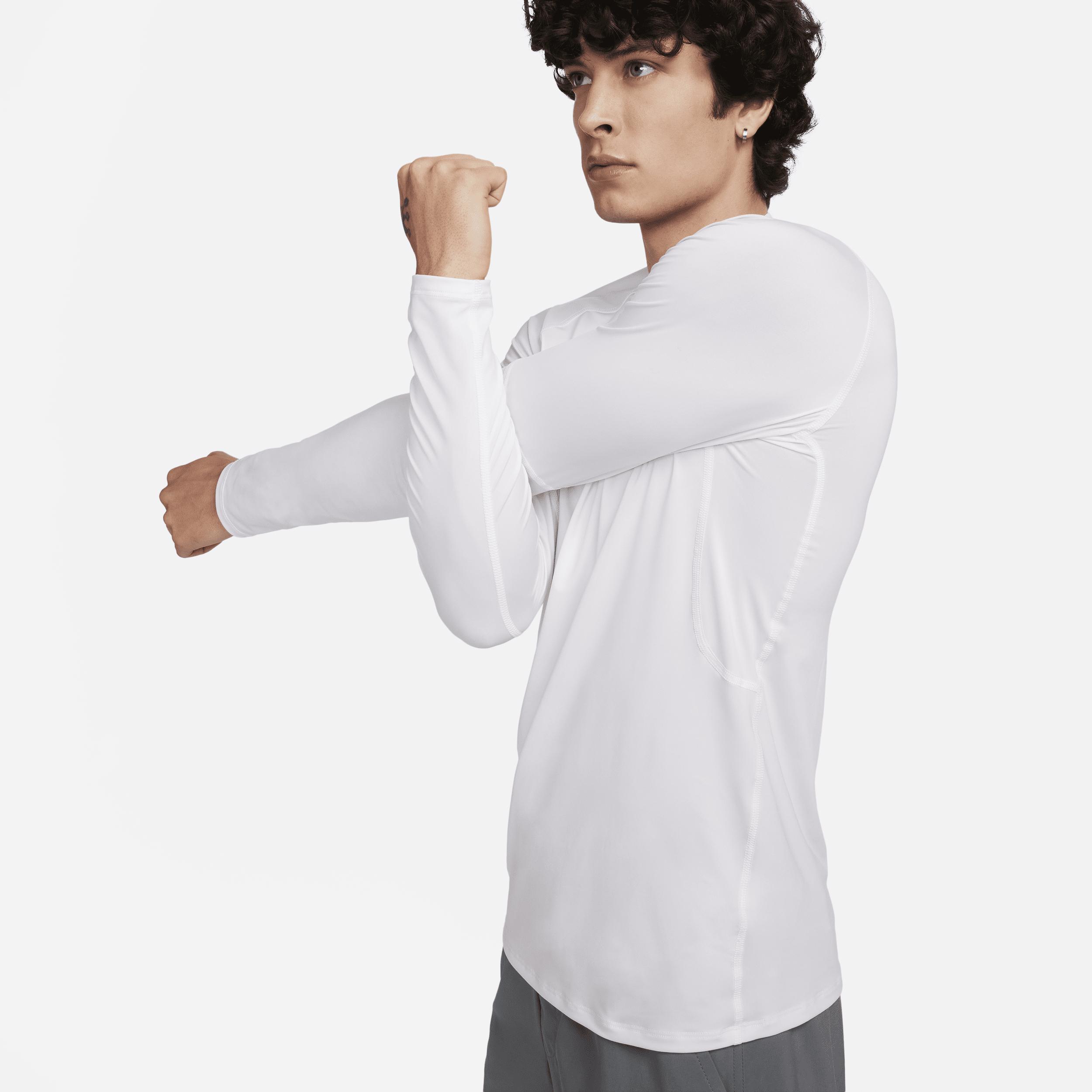 Mens Nike Pro Dri-FIT Slim Long-Sleeve Fitness Top | FB7926-100 Product Image