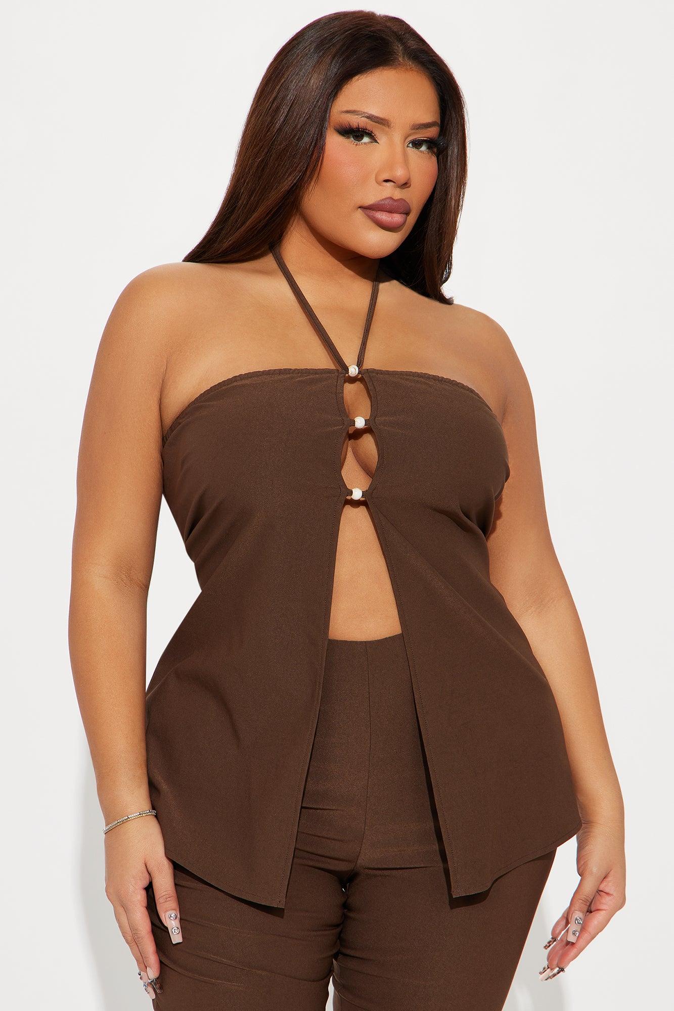 Meilani Capri Pant Set - Chocolate Product Image