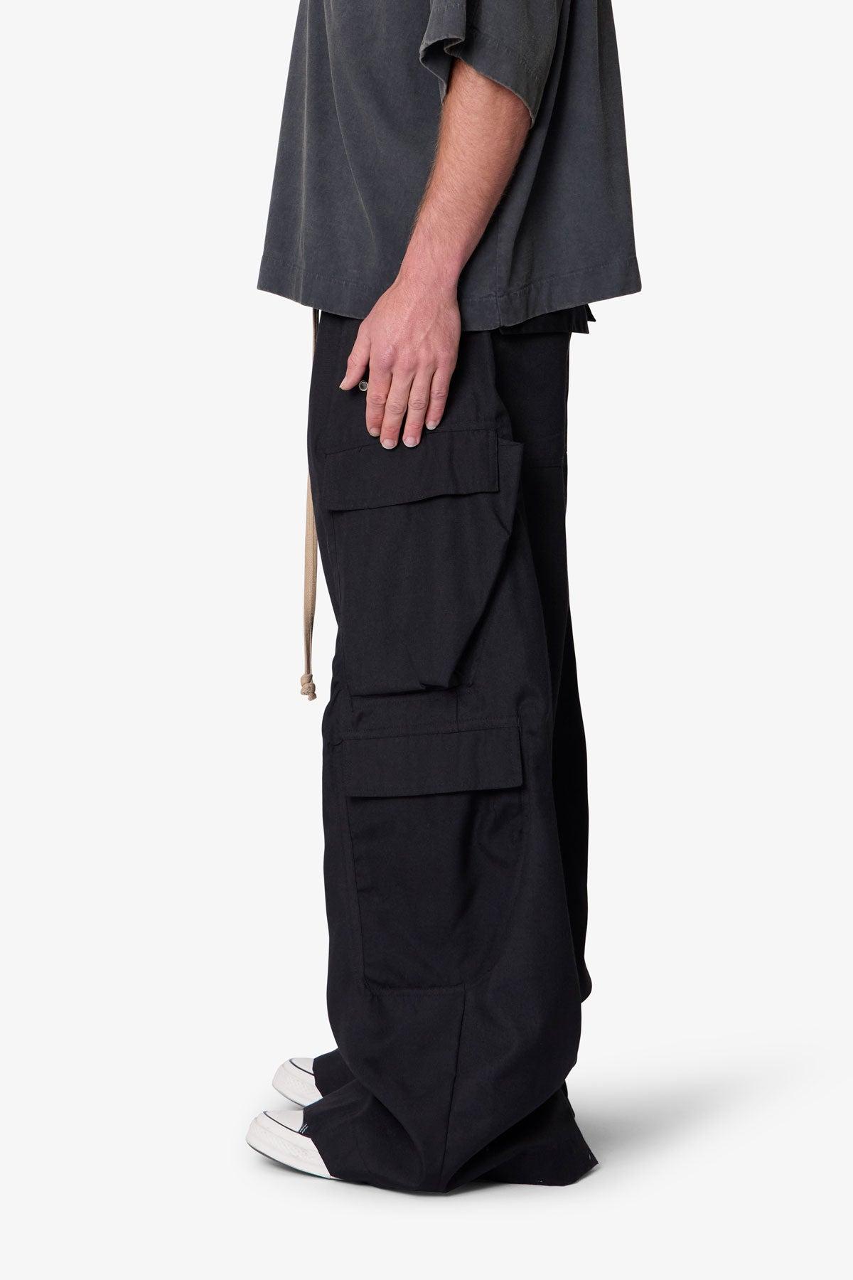 Rave Double Cargo Pants - Black Product Image