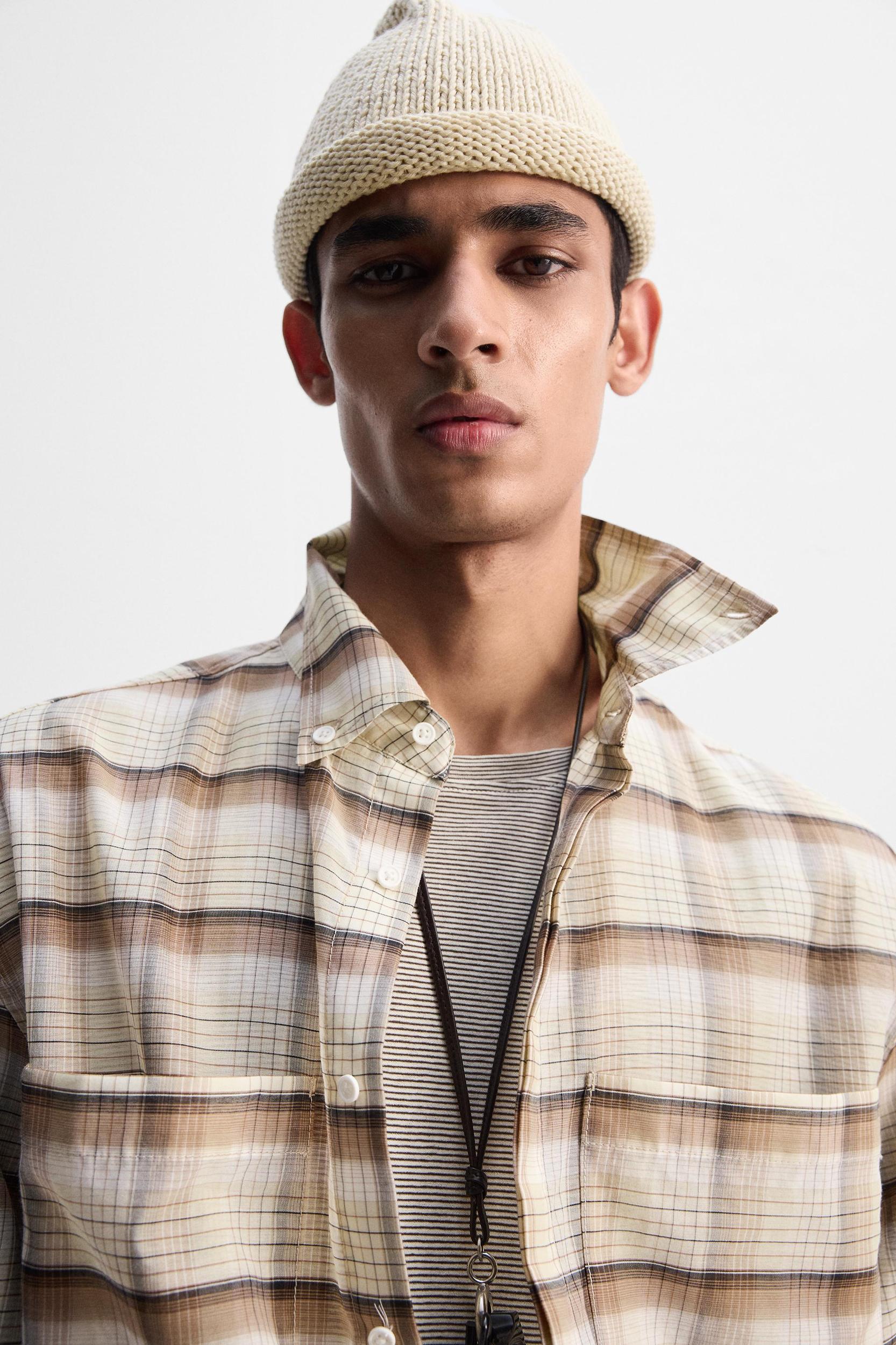 LIMITED EDITION COTTON-SILK PLAID SHIRT Product Image