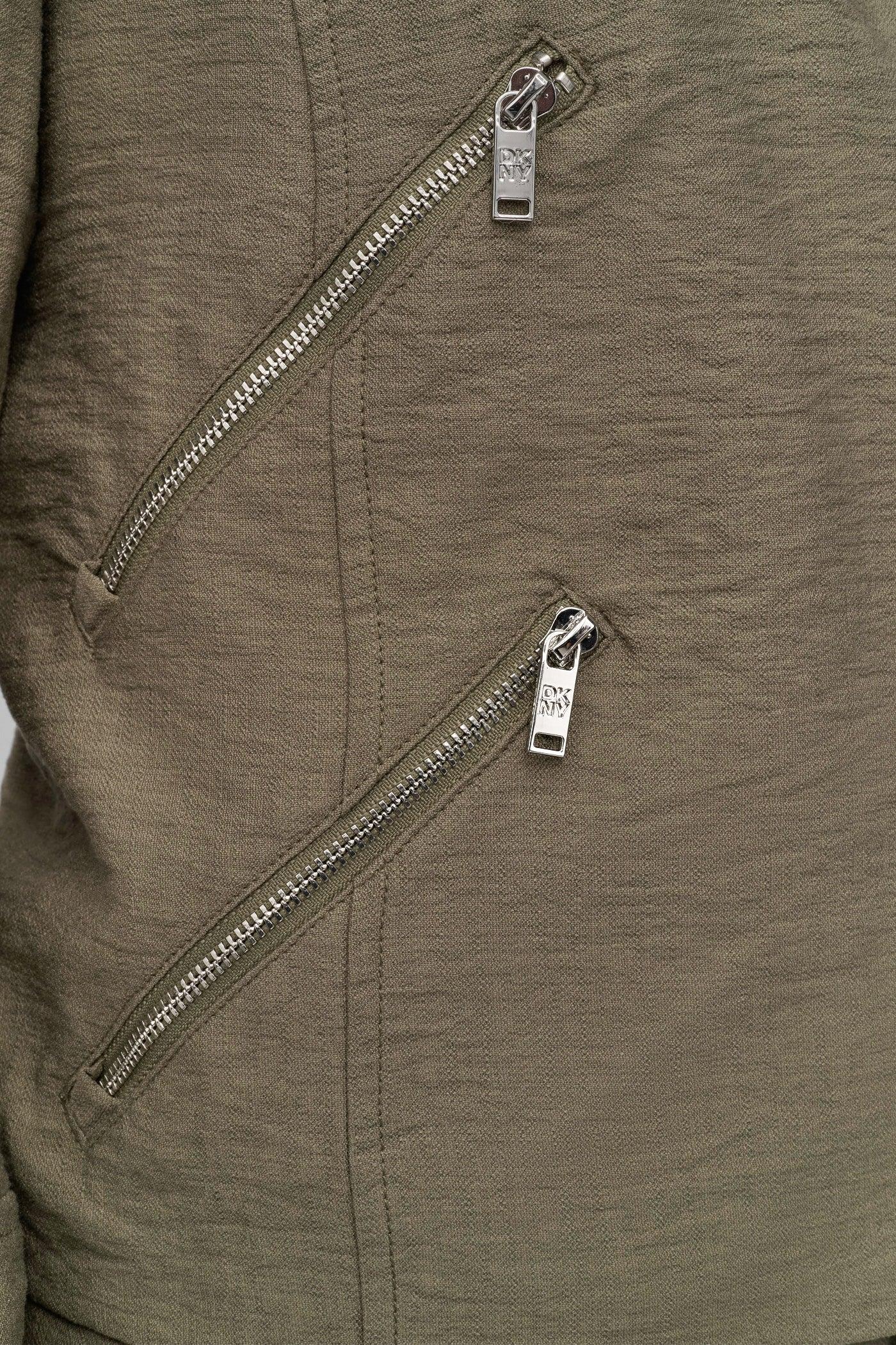 ZIPPER CRINKLE JACKET Product Image