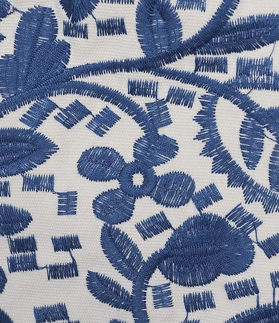 J.Marie Laken Floral Embroidered Mini Pencil Skirt Product Image