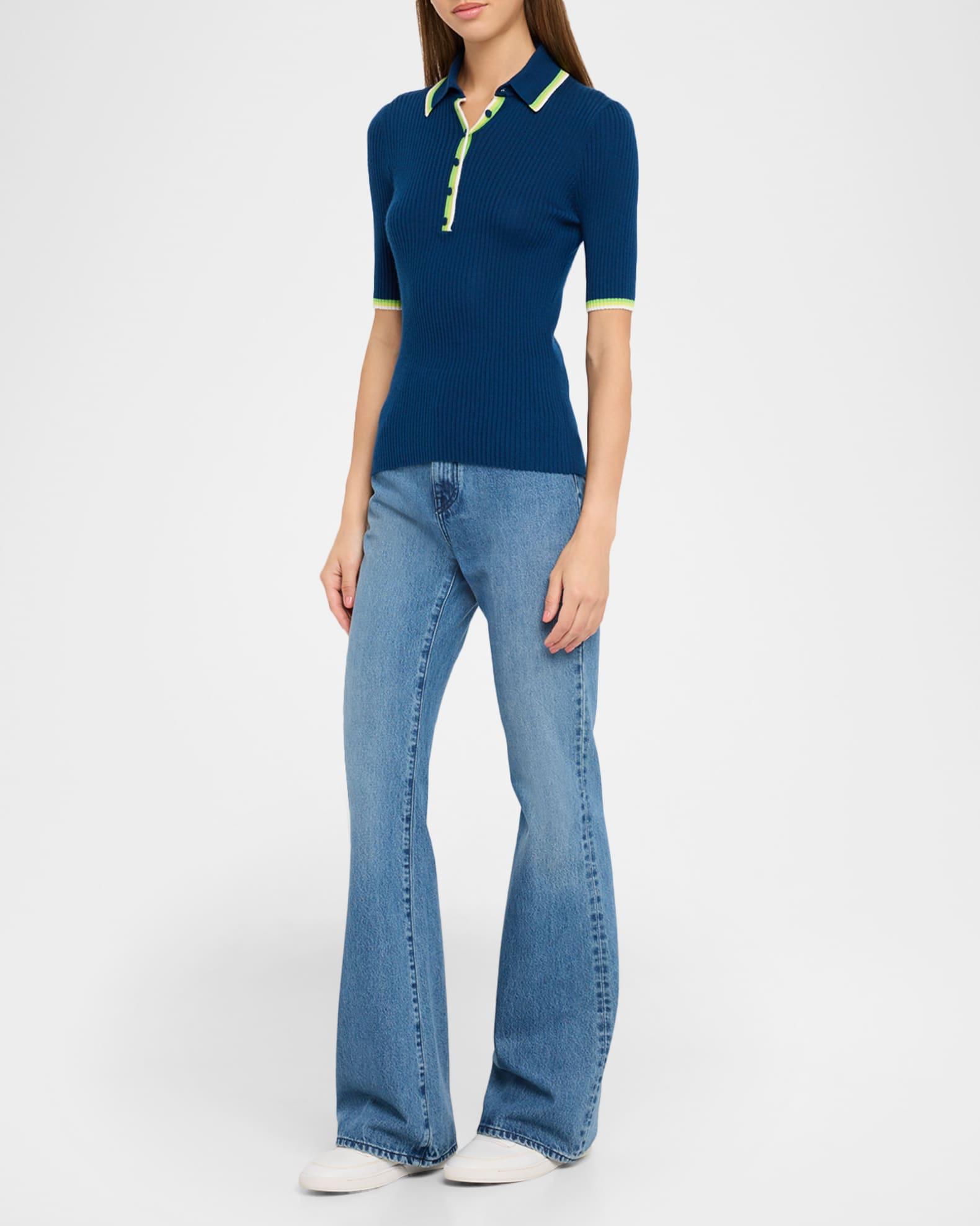 Willa High-Rise Bootcut-Leg Jeans Product Image