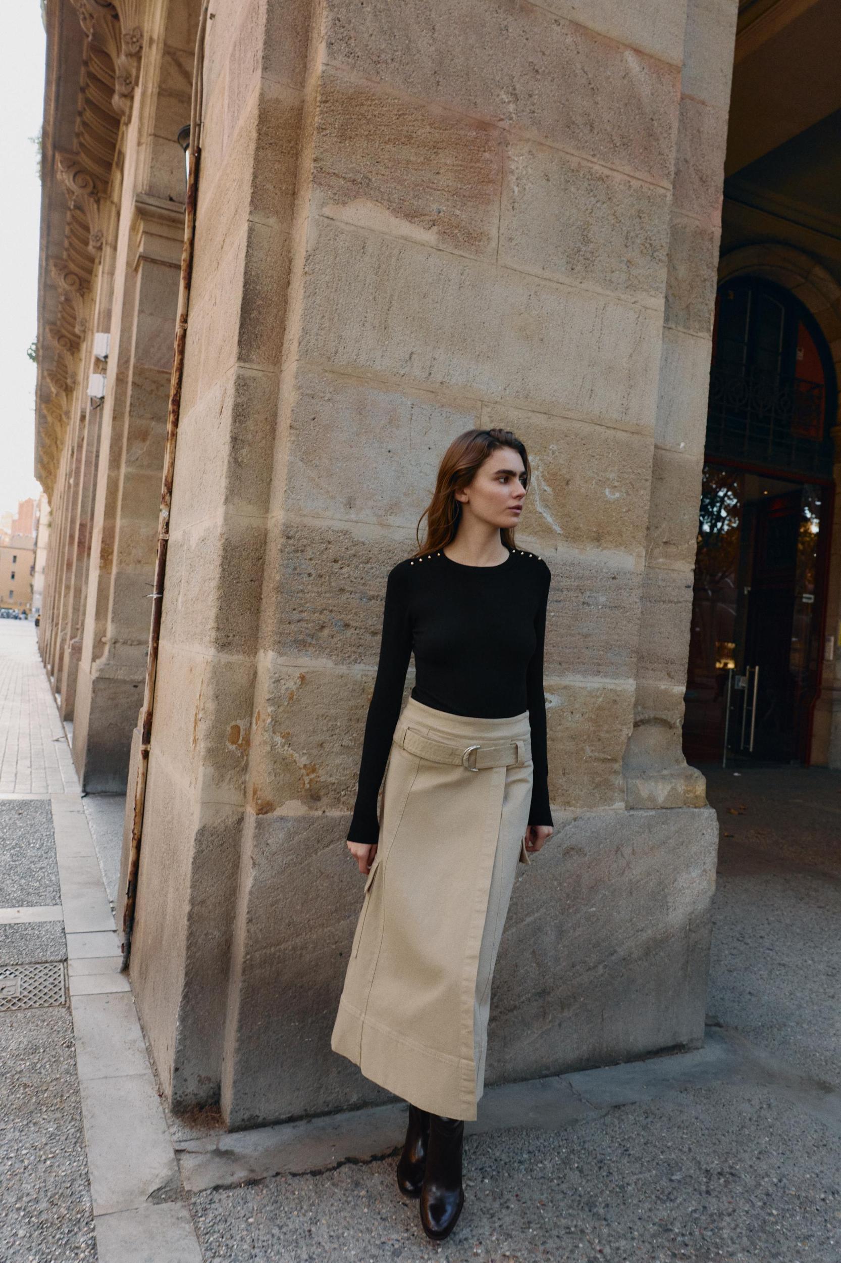 BUTTON KNIT JUMPER Product Image