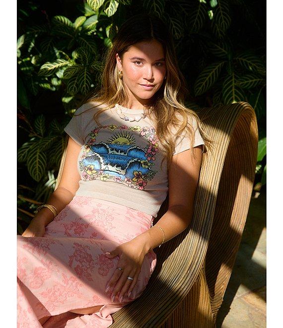 O'Neill Tropic Tide Short Sleeve Crop Graphic Baby T-Shirt Product Image