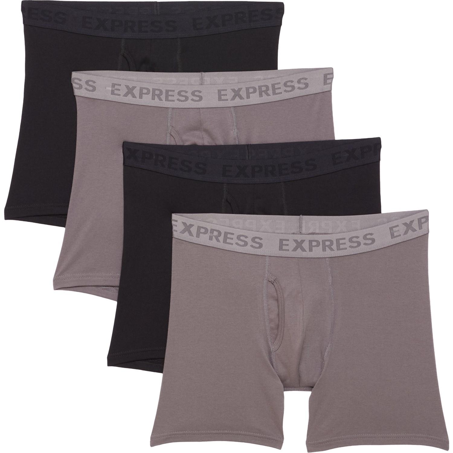 Express Luxe Comfort Boxer Briefs - 4-Pack Product Image