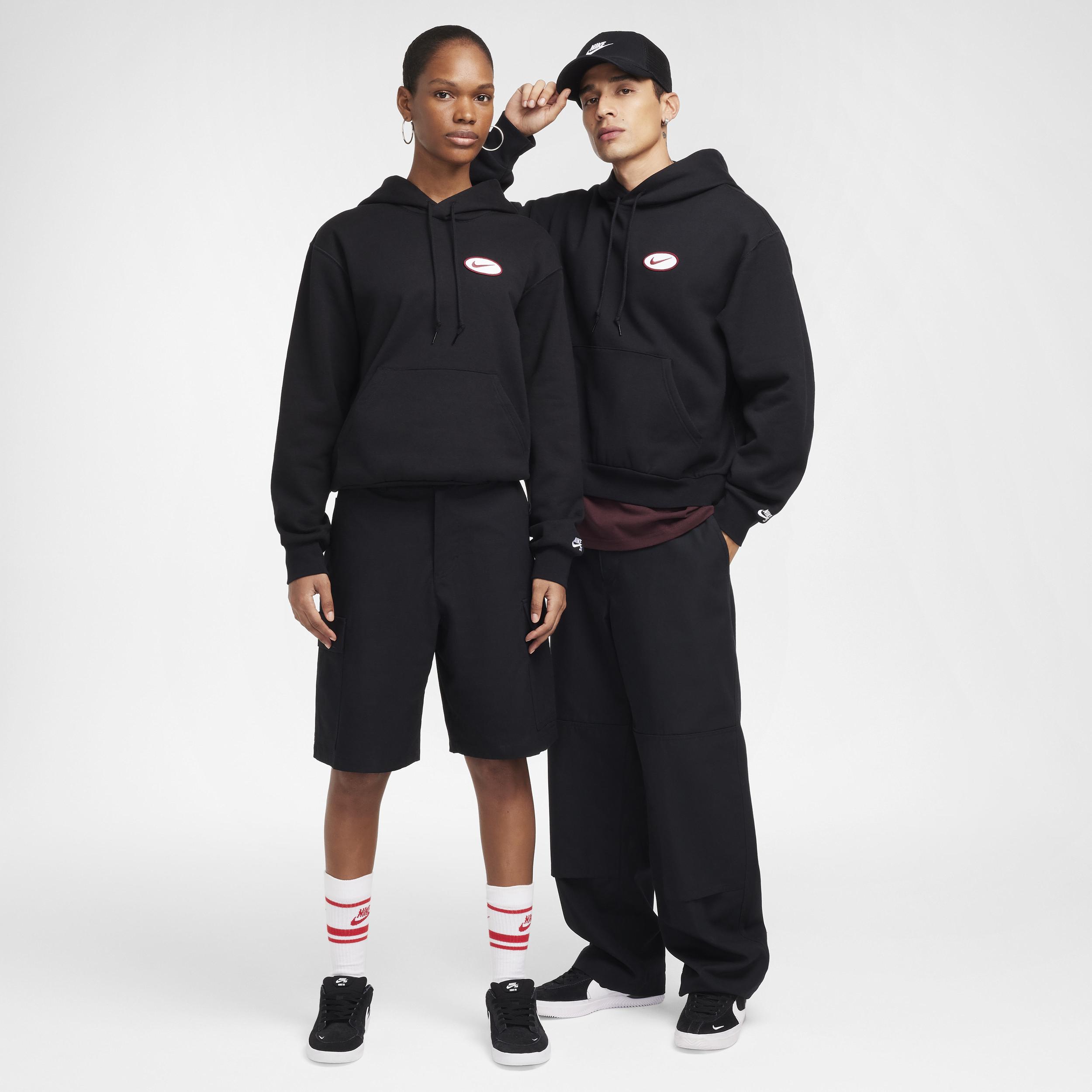 Mens Nike SB Skate Fleece Hoodie | FV7380-010 Product Image