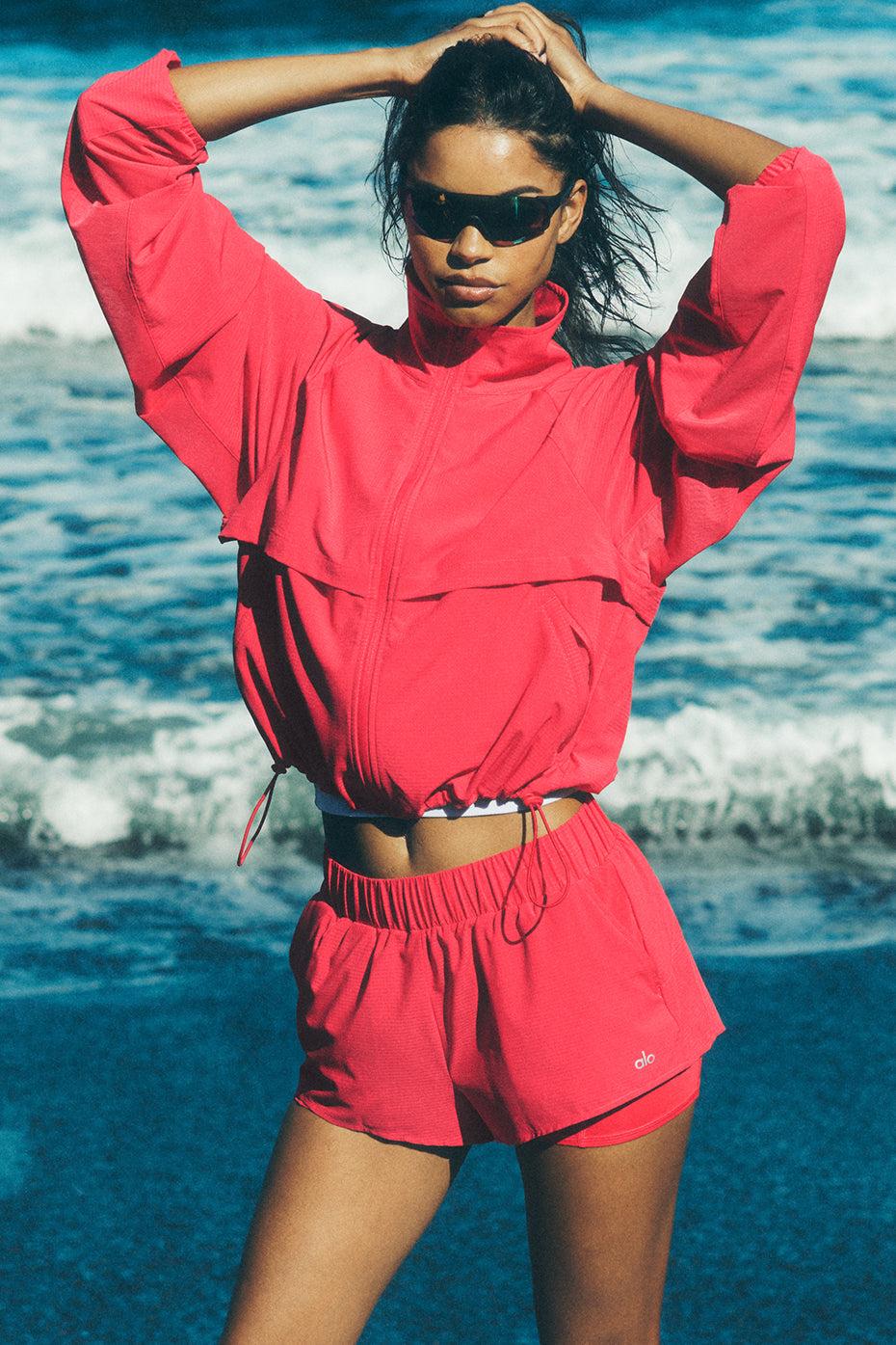 Sport Star Short - Candy Red Female Product Image