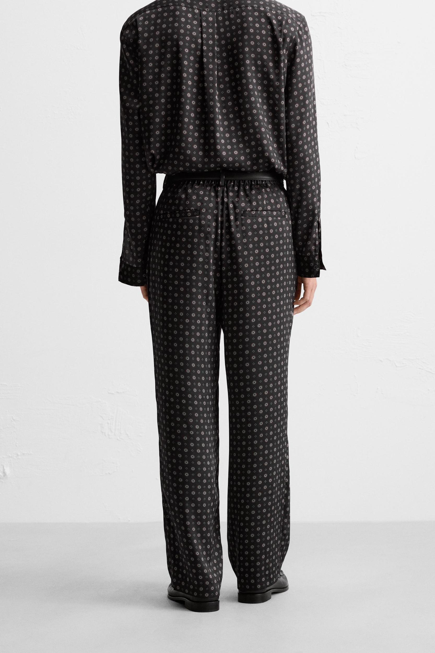 LIMITED EDITION GEOMETRIC PRINT PANTS Product Image