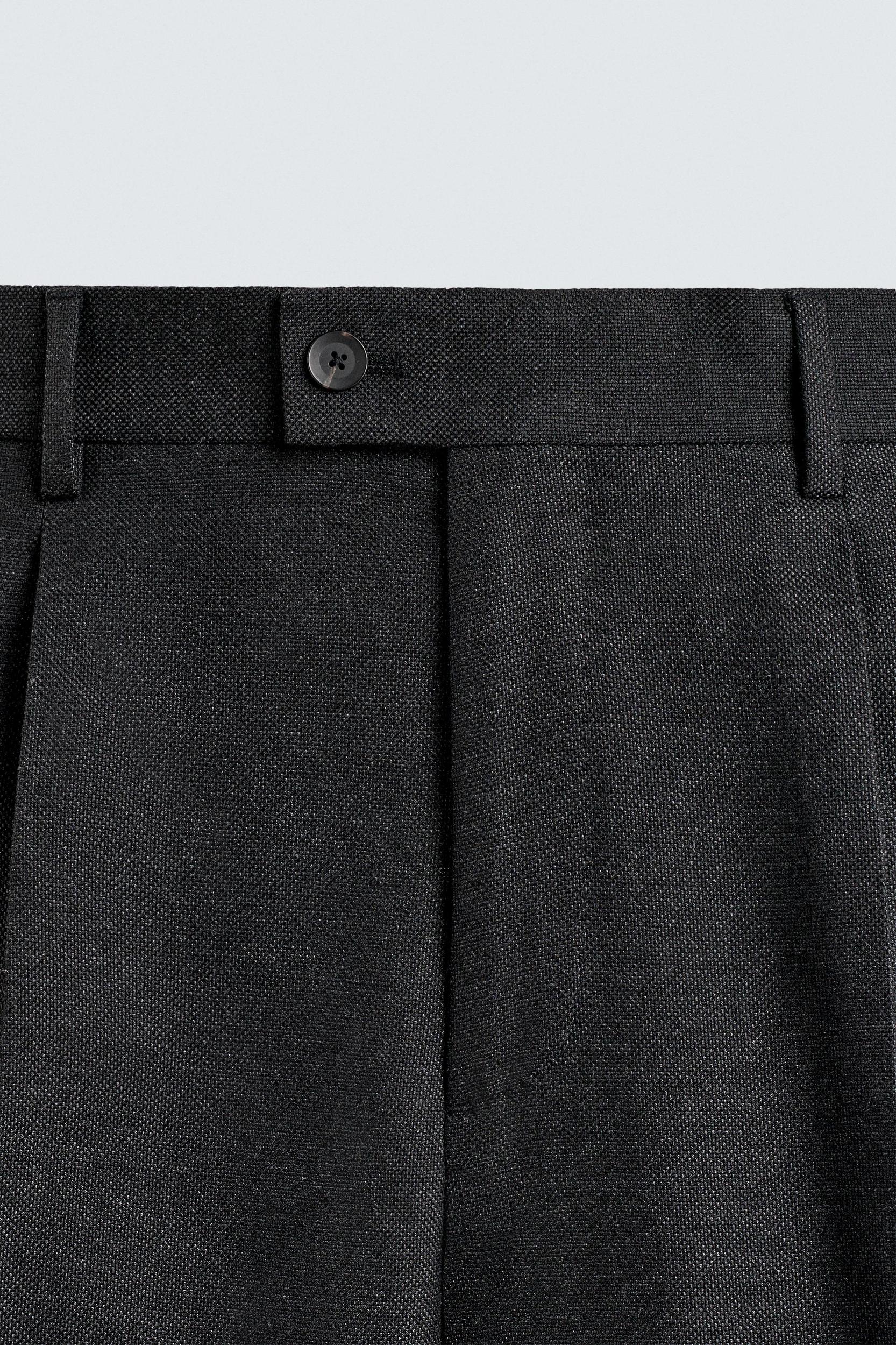 PLEATED REGULAR FIT PANTS Product Image