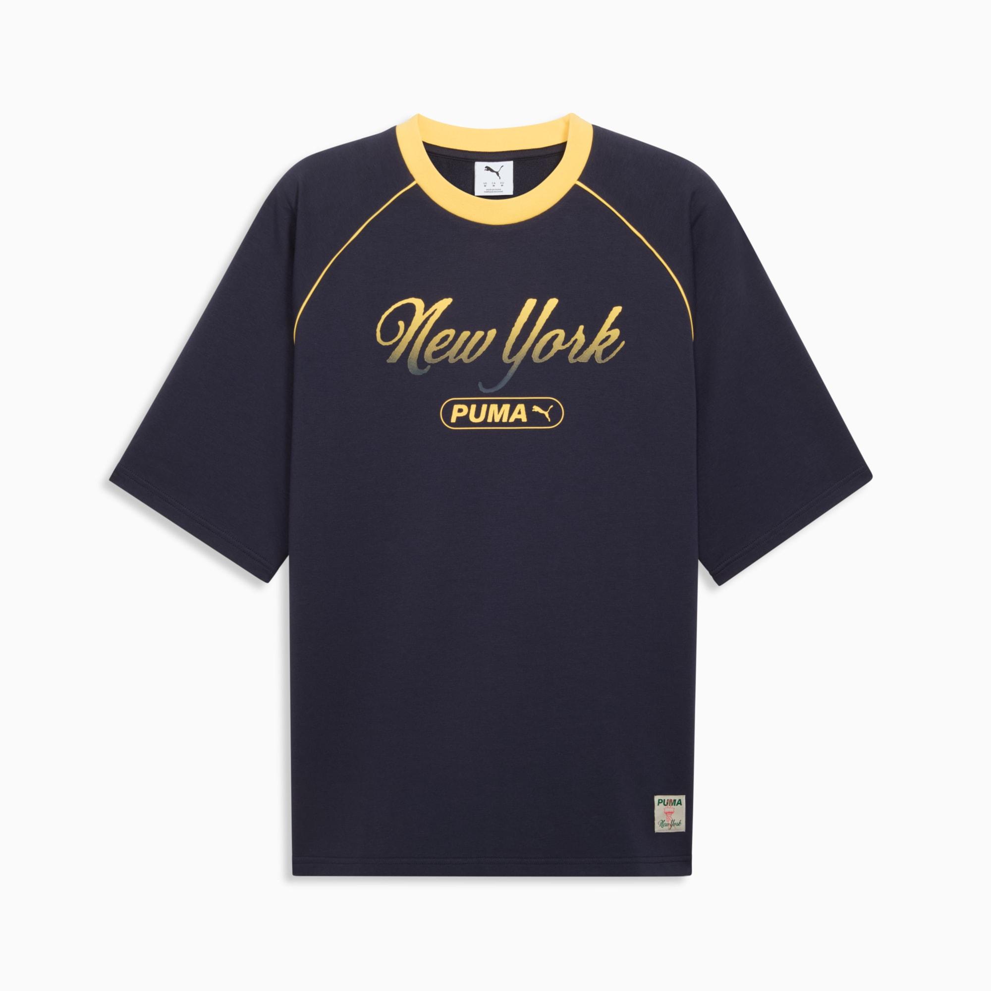 PUMA Wardrobe Essentials Bright Lights NYC Flagship Men's Podium T-Shirt Product Image