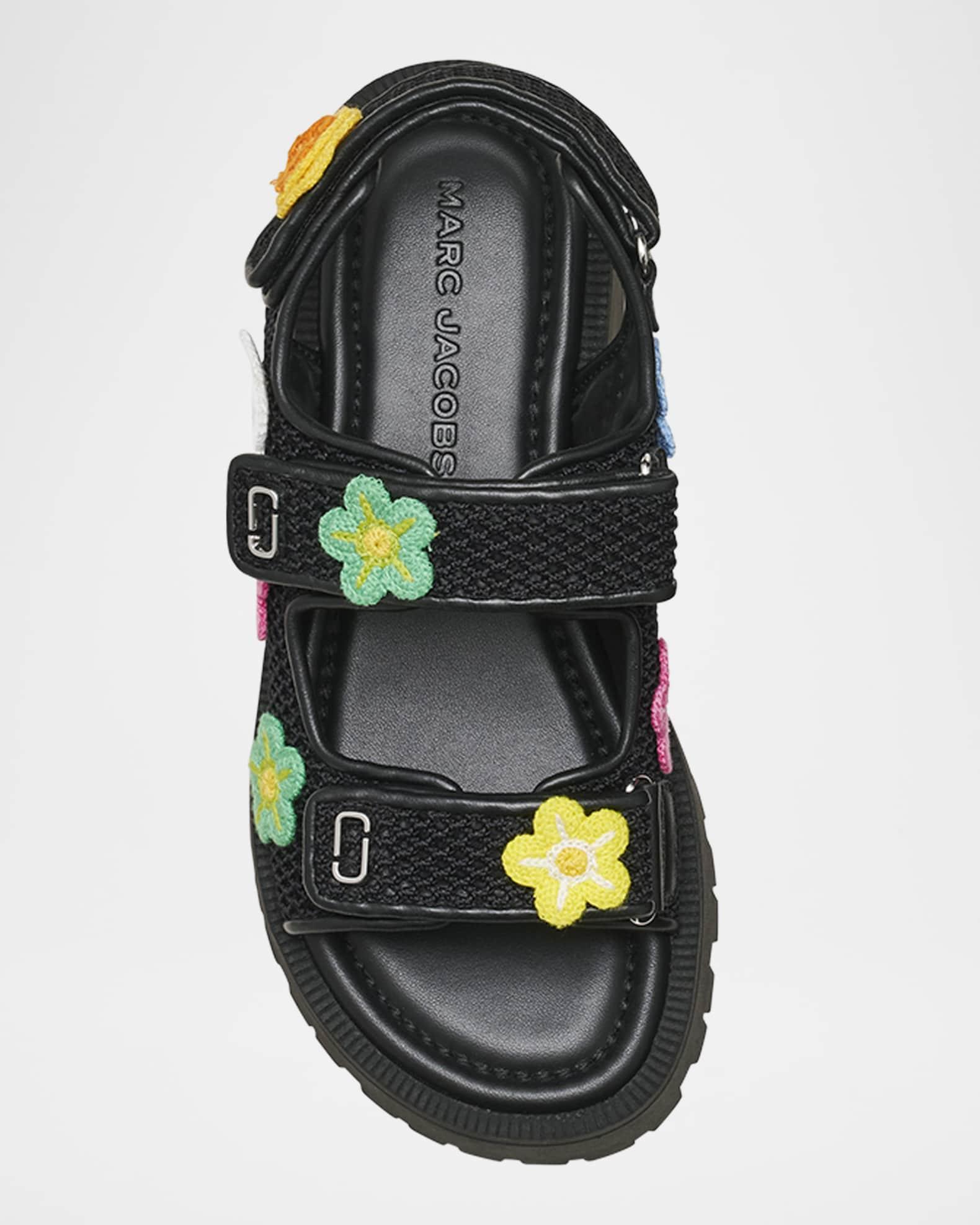 The J Marc Strap Embroidered Daisy Sport Sandals Product Image