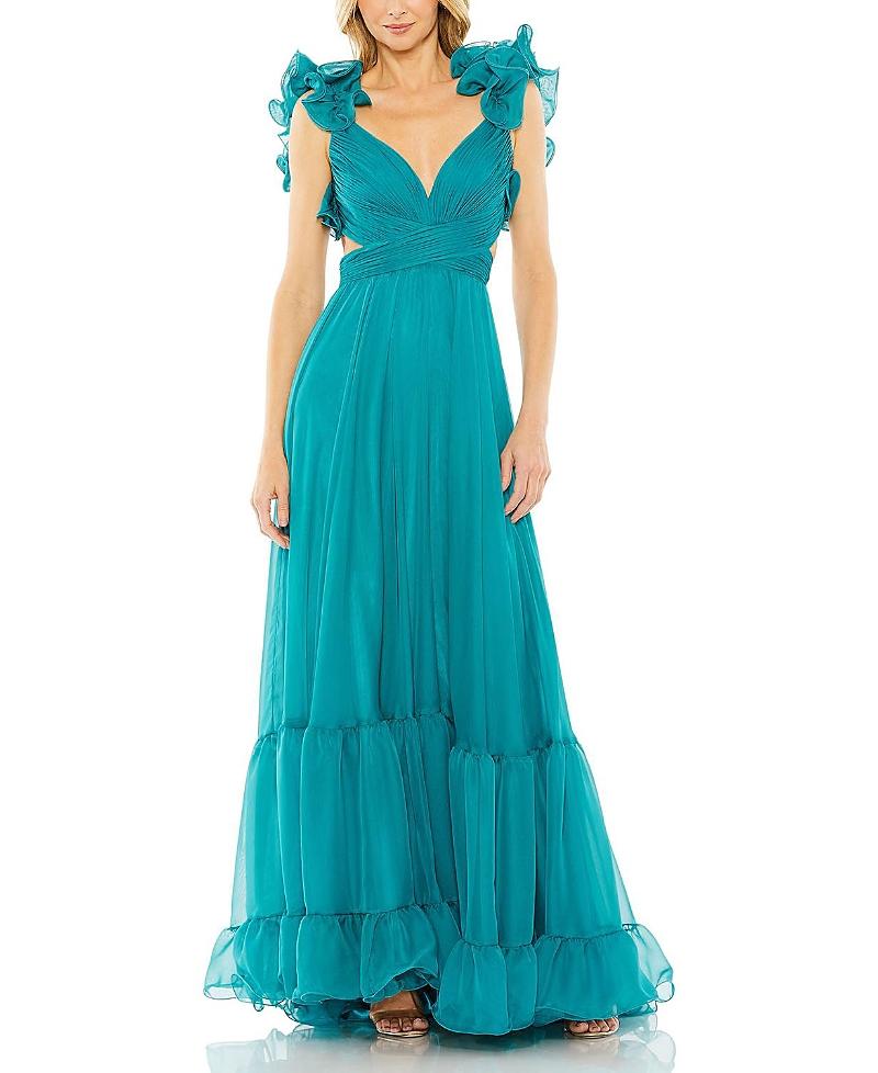Womens Ieena Cutout Chiffon Gown Product Image