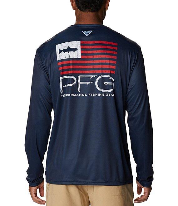 Columbia PFG Terminal Tackle Fish Star Graphic Long Sleeve T-Shirt Product Image
