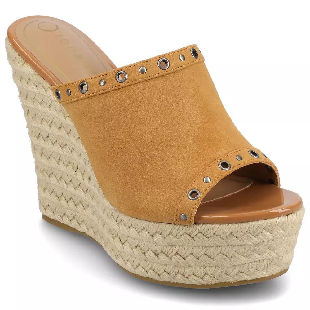 Journee Collection Womens Yari Wedge Sandal Product Image